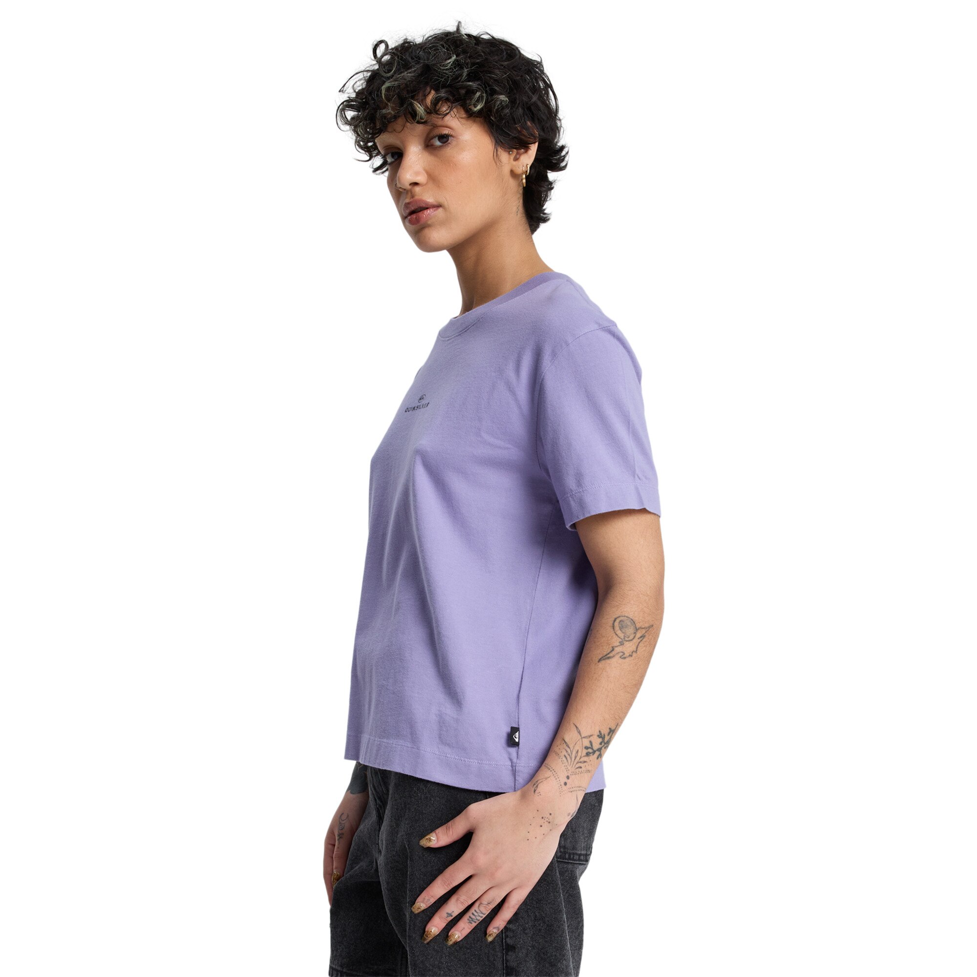 Camiseta de mujer Standard Quiksilver - Morado Morado-3