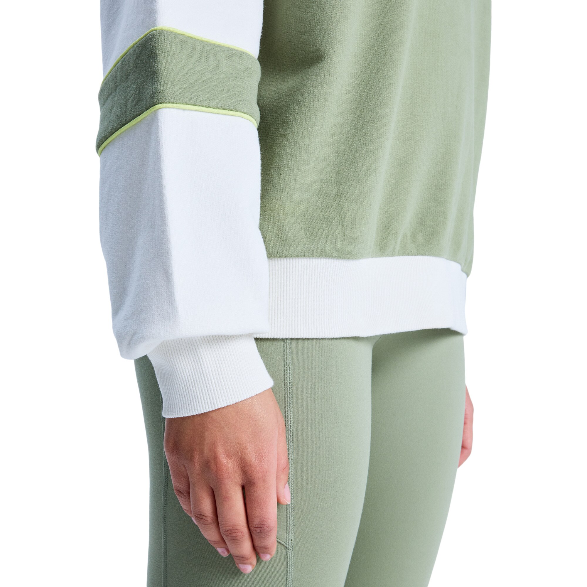 Sudadera de mujer Ess Energy New Roxy - Verde Oliva Verde Oliva-4