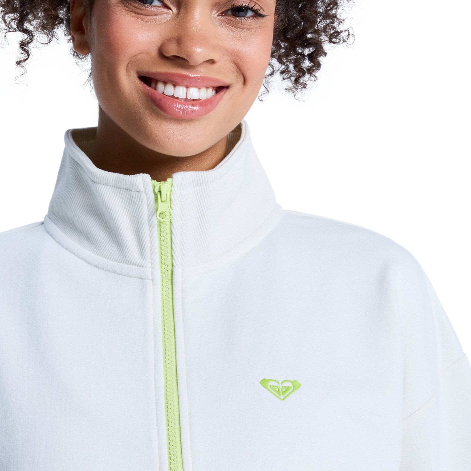 Sudadera de mujer Ess Energy New Roxy - Verde Oliva Verde Oliva-6
