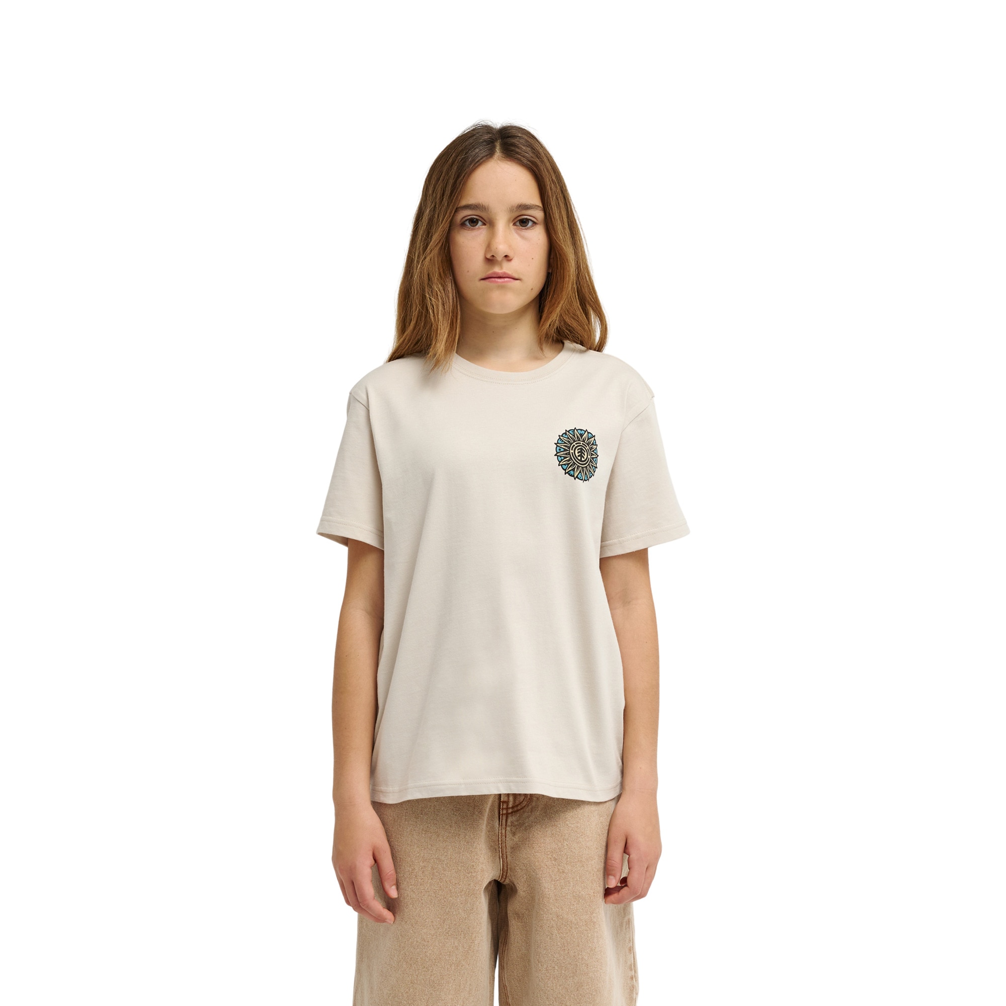 Element Camiseta de niños Timber Orbit Beige