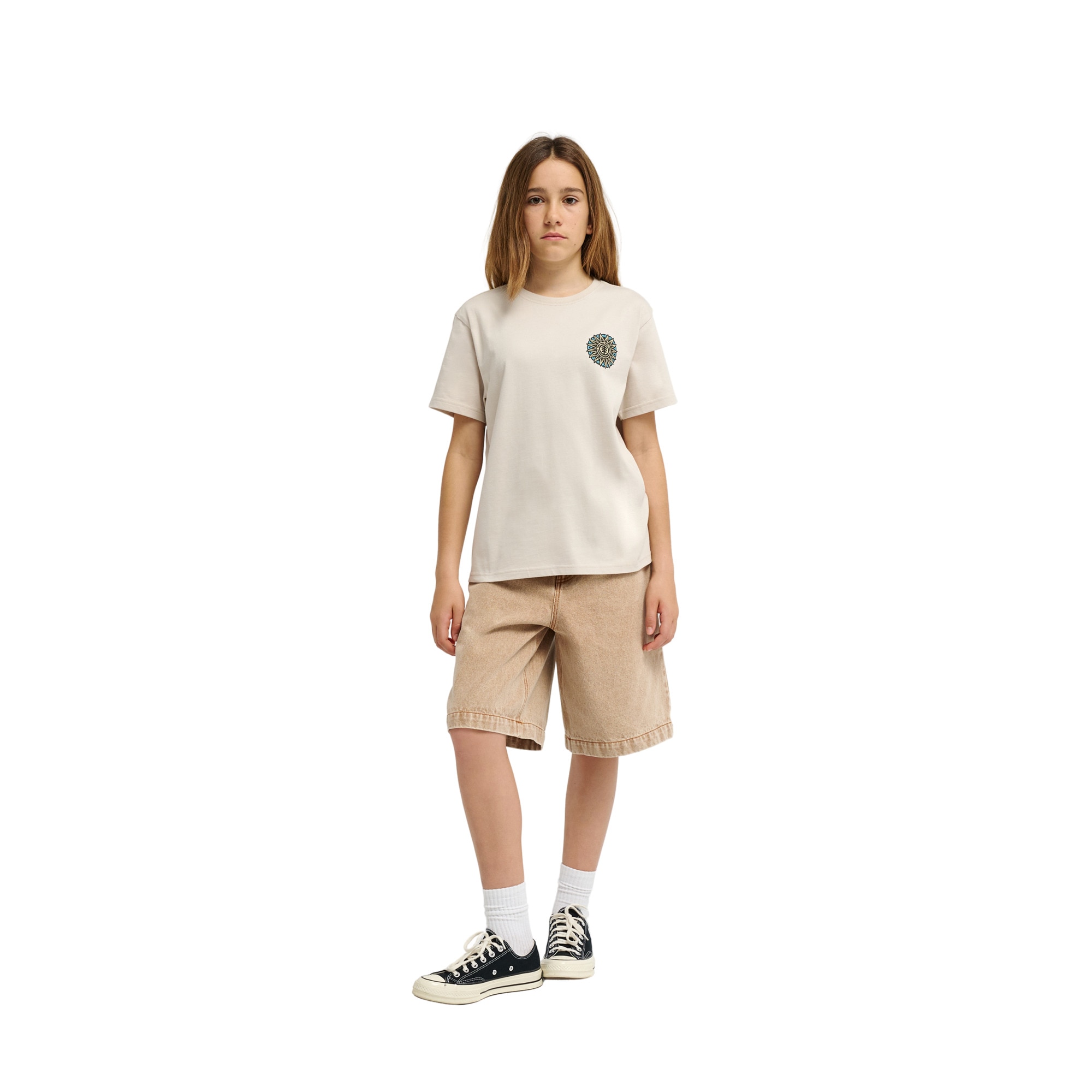 Camiseta de niños Timber Orbit Element - Beige Beige-3