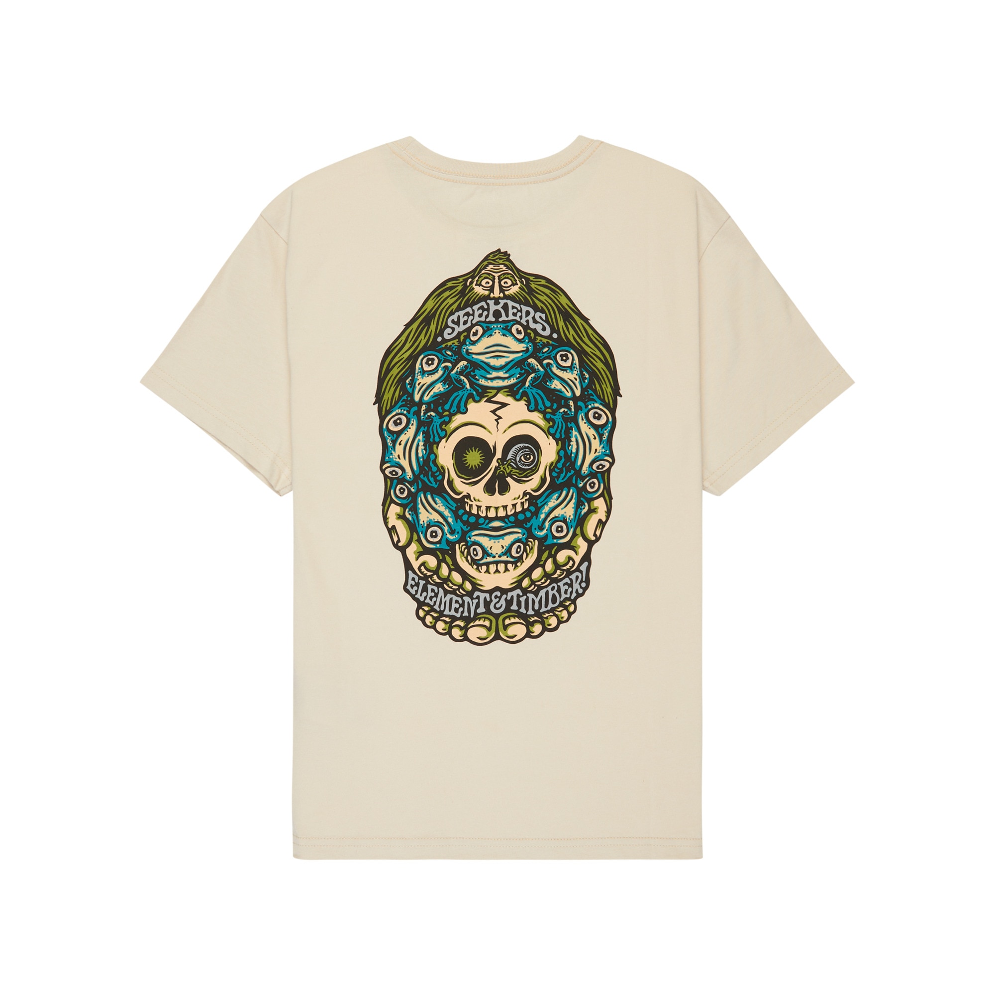 Camiseta de niños Timber Orbit Element - Beige Beige-5