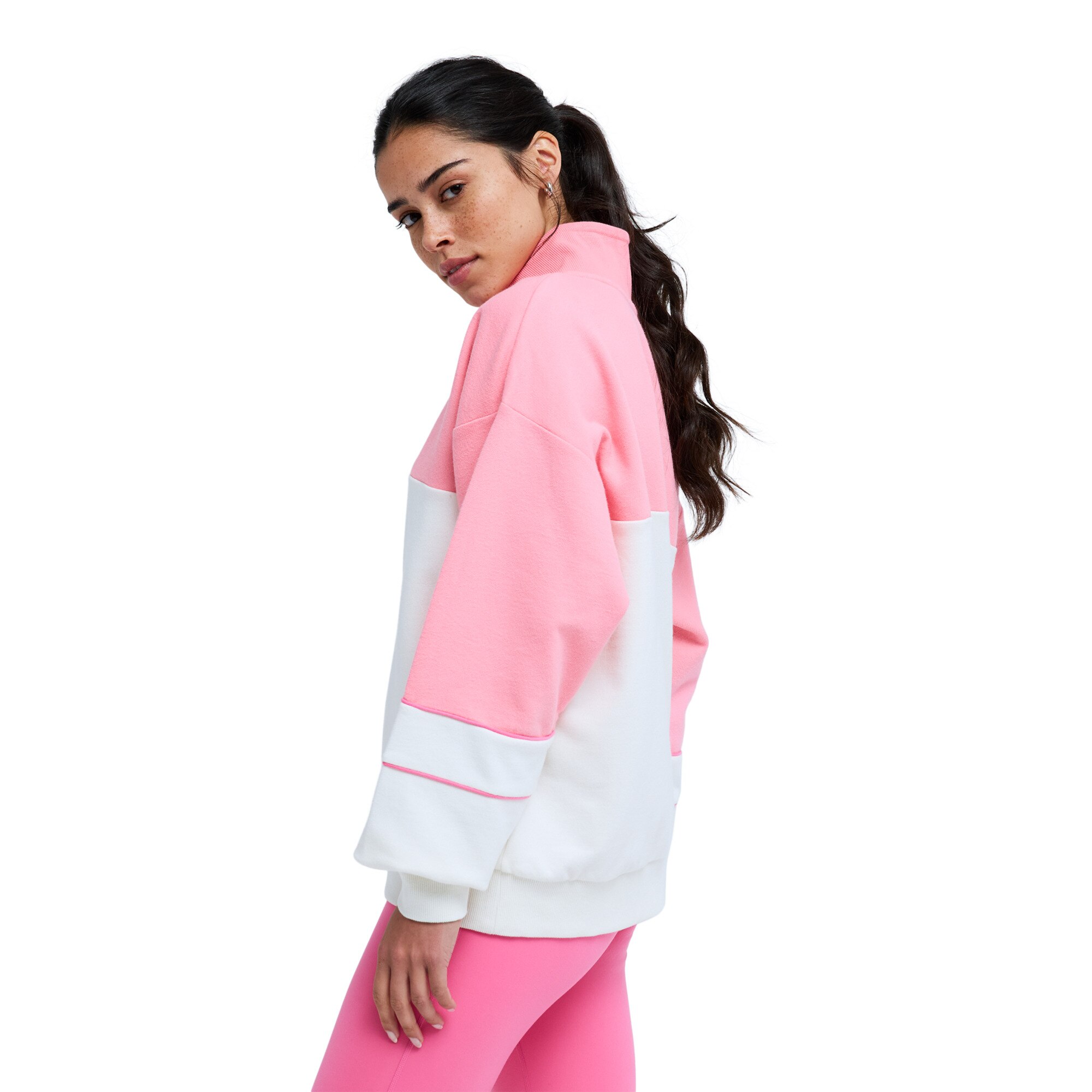 Sudadera de mujer Ess Energy New Roxy - Rosa Rosa-3