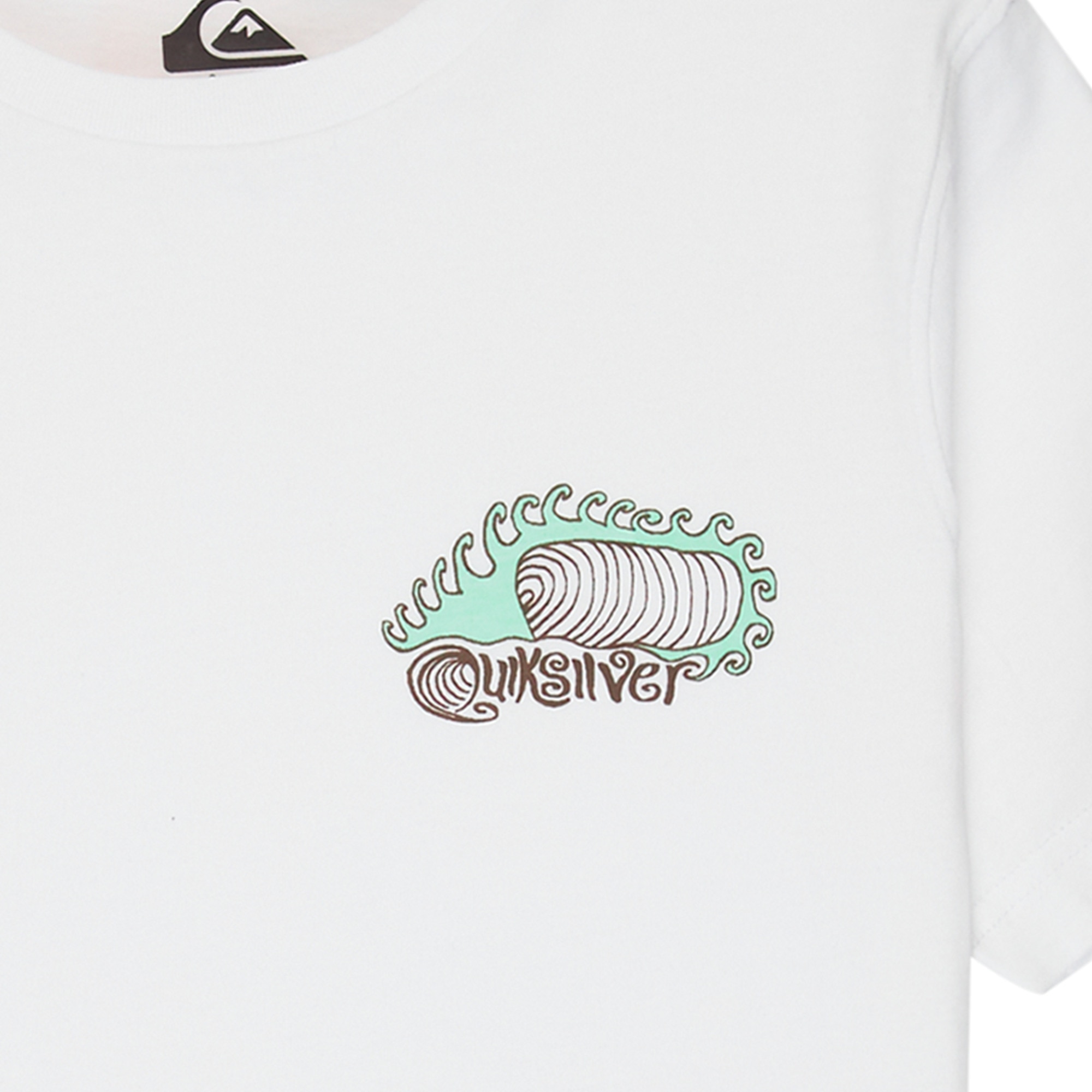 Camiseta de niños Skeleton Ride Quiksilver - Blanco Blanco-3
