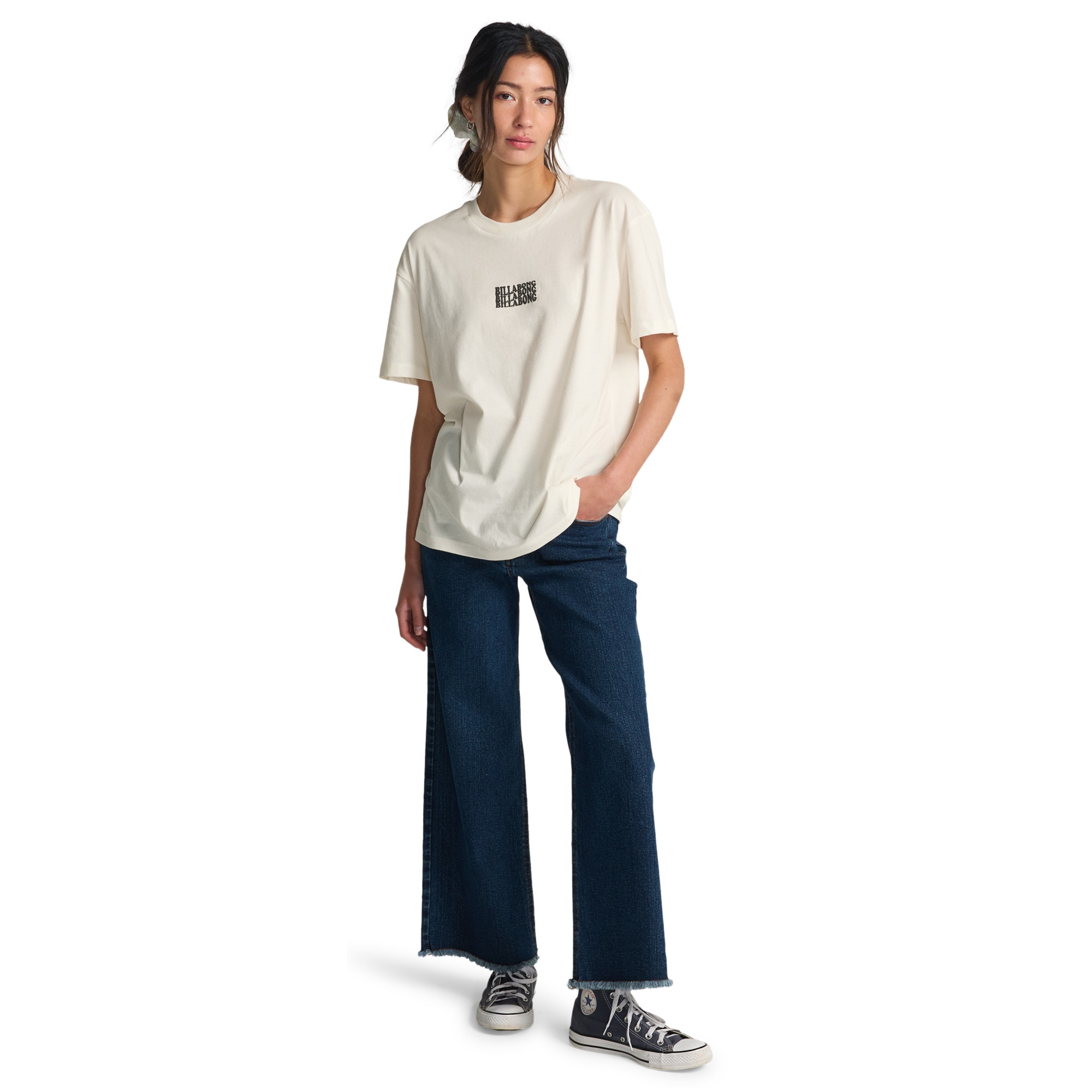 Imagen 3 de Camiseta de mujer In The Beyond Billabong - Blanco Blanco