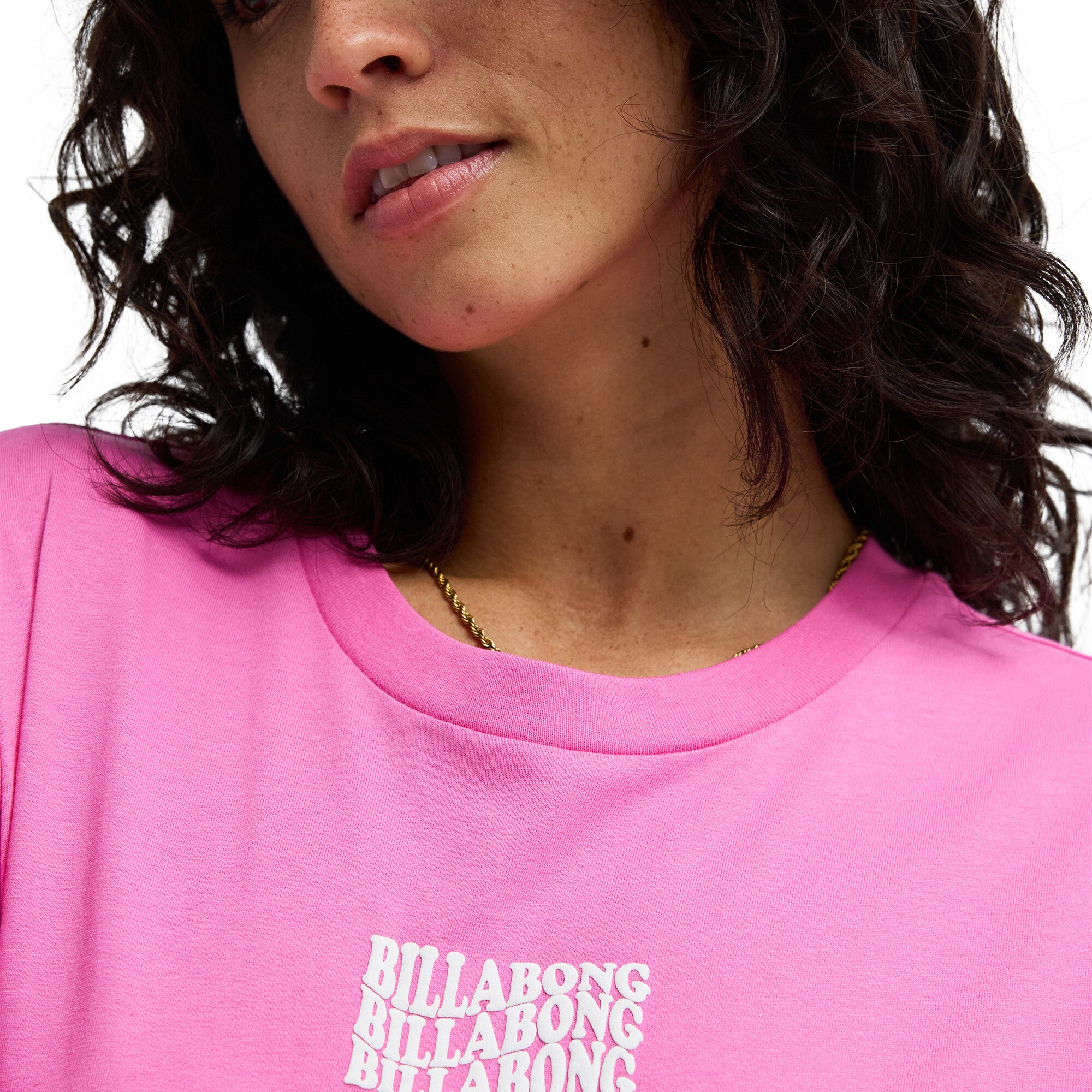 Imagen 5 de Camiseta de mujer In The Beyond Billabong - Rosa Rosa
