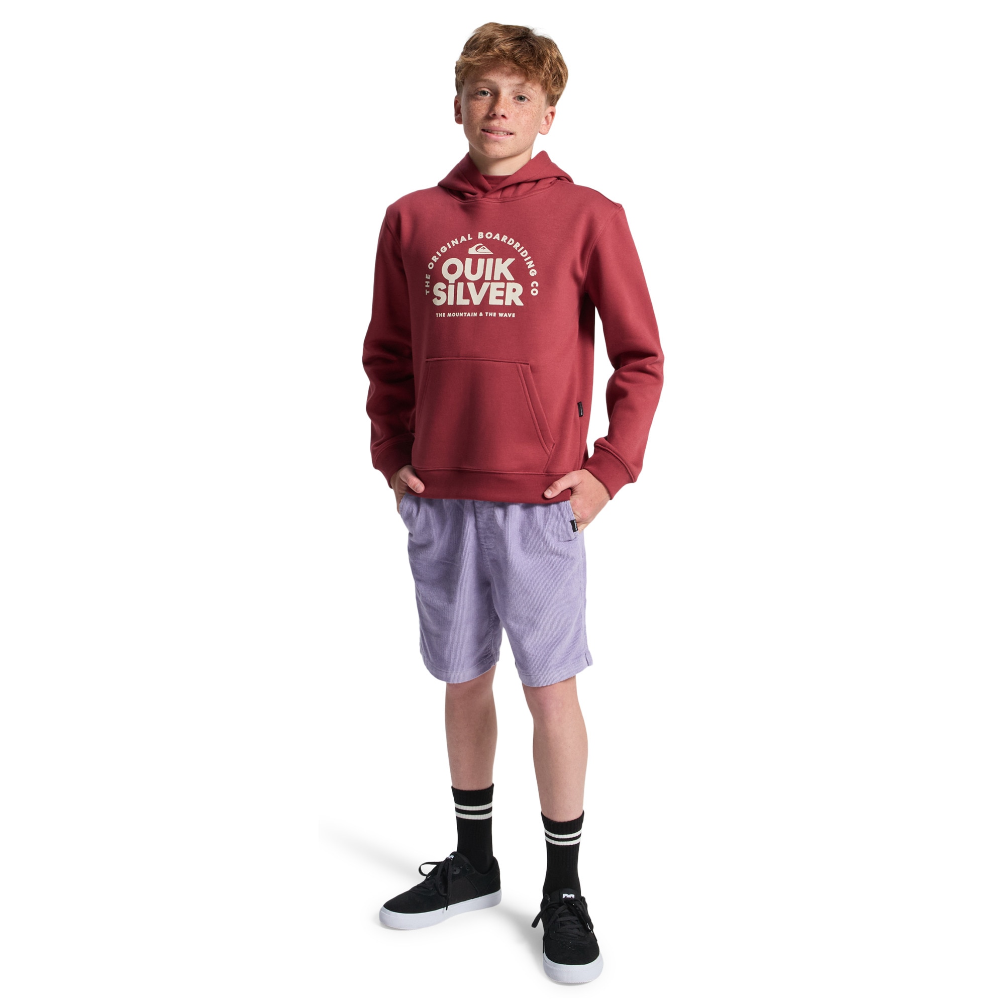 Sudadera de niños Fundamental Ride Quiksilver - Rojo Rojo-4
