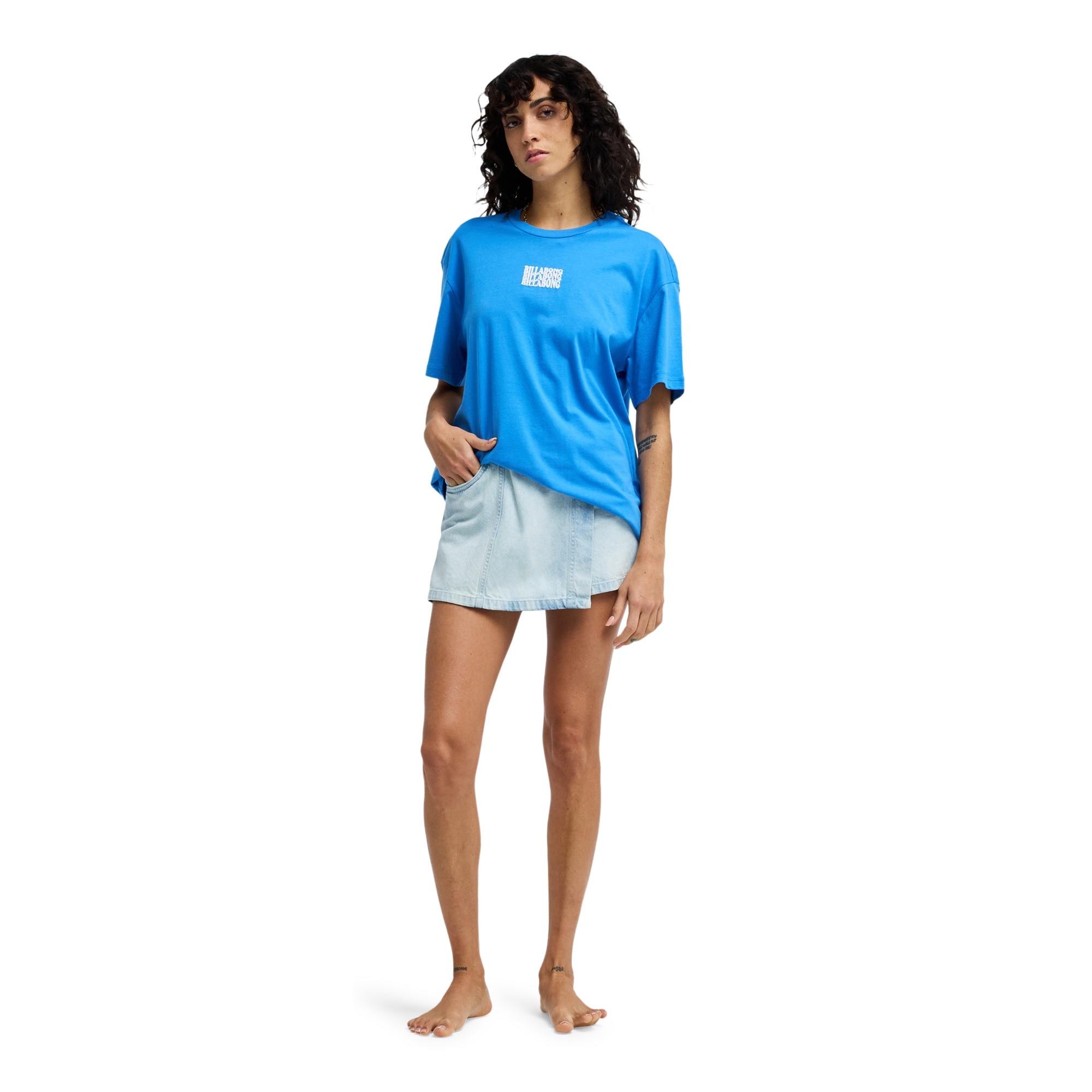 Imagen 3 de Camiseta de mujer In The Beyond Billabong - Azul Azul