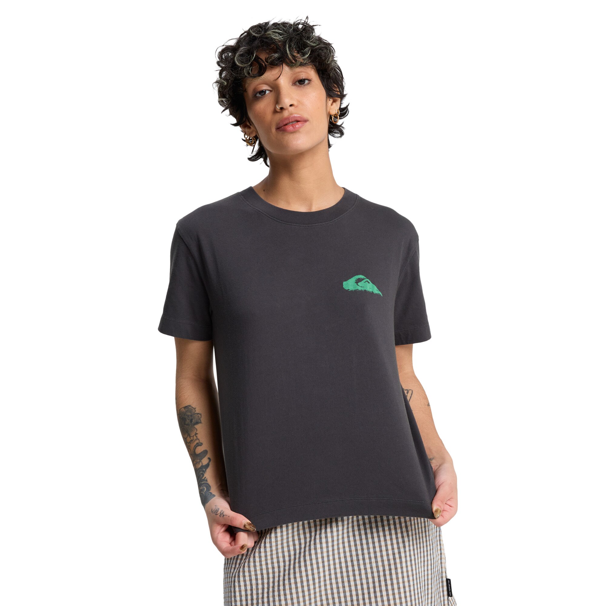 Imagen 0 de Camiseta de mujer Standard Quiksilver Negro