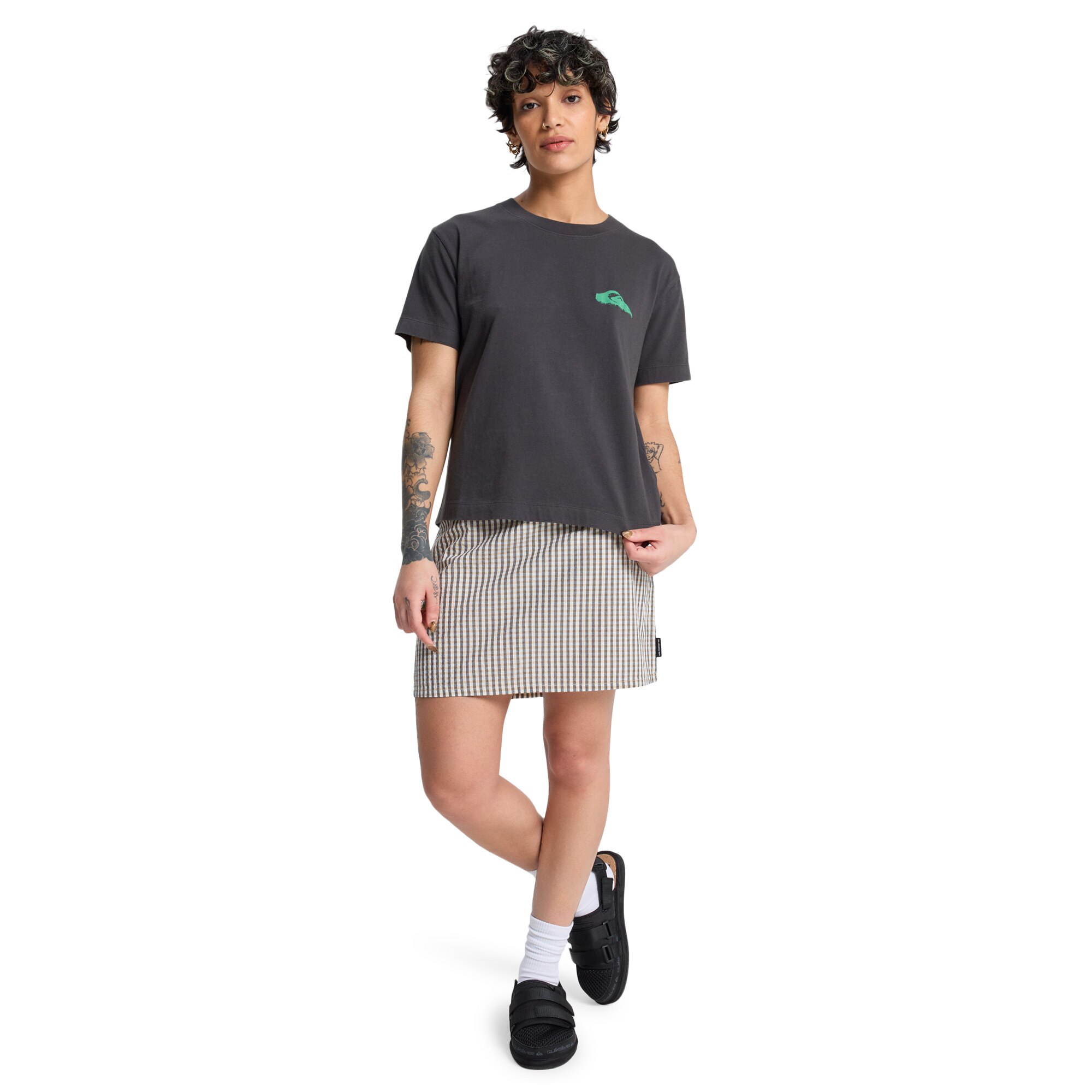 Camiseta de mujer Standard Quiksilver - Negro Negro-5