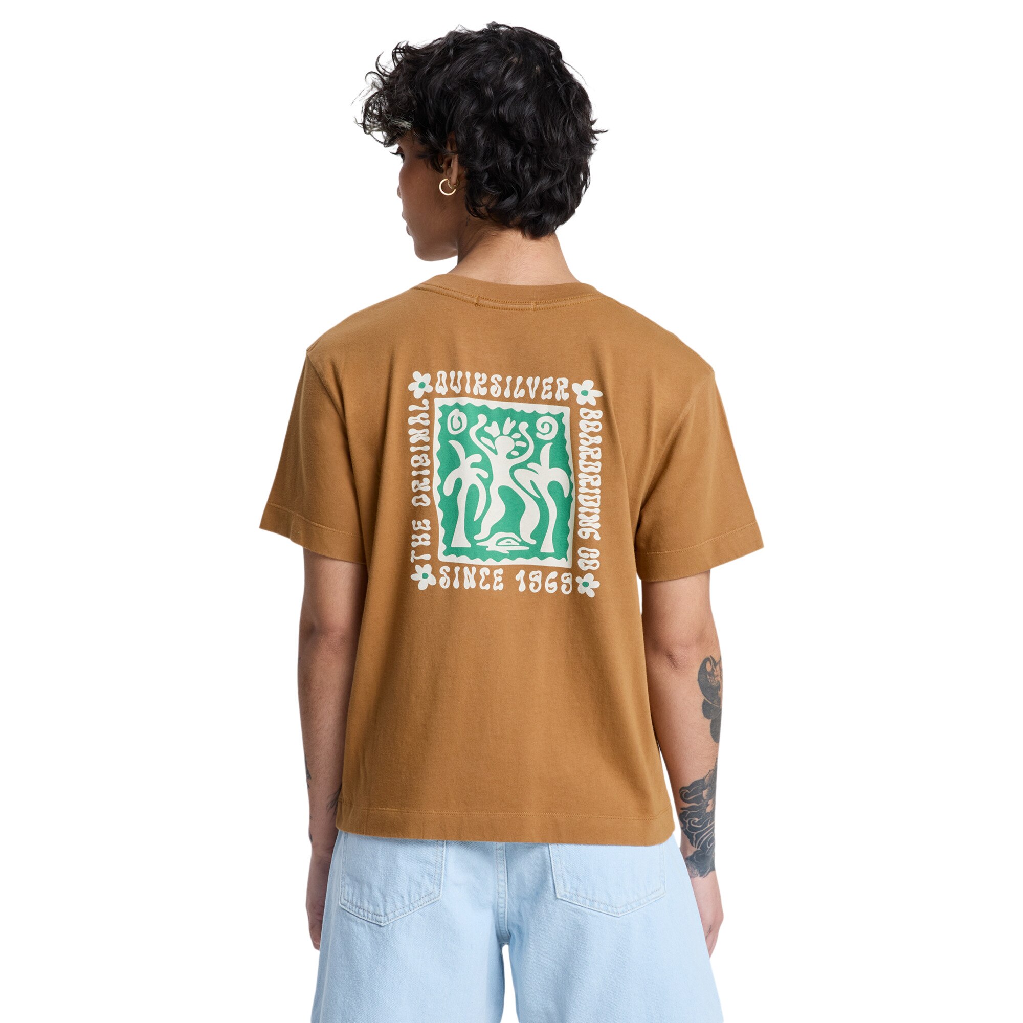 Camiseta de mujer Standard Quiksilver - Marrón Marrón-2