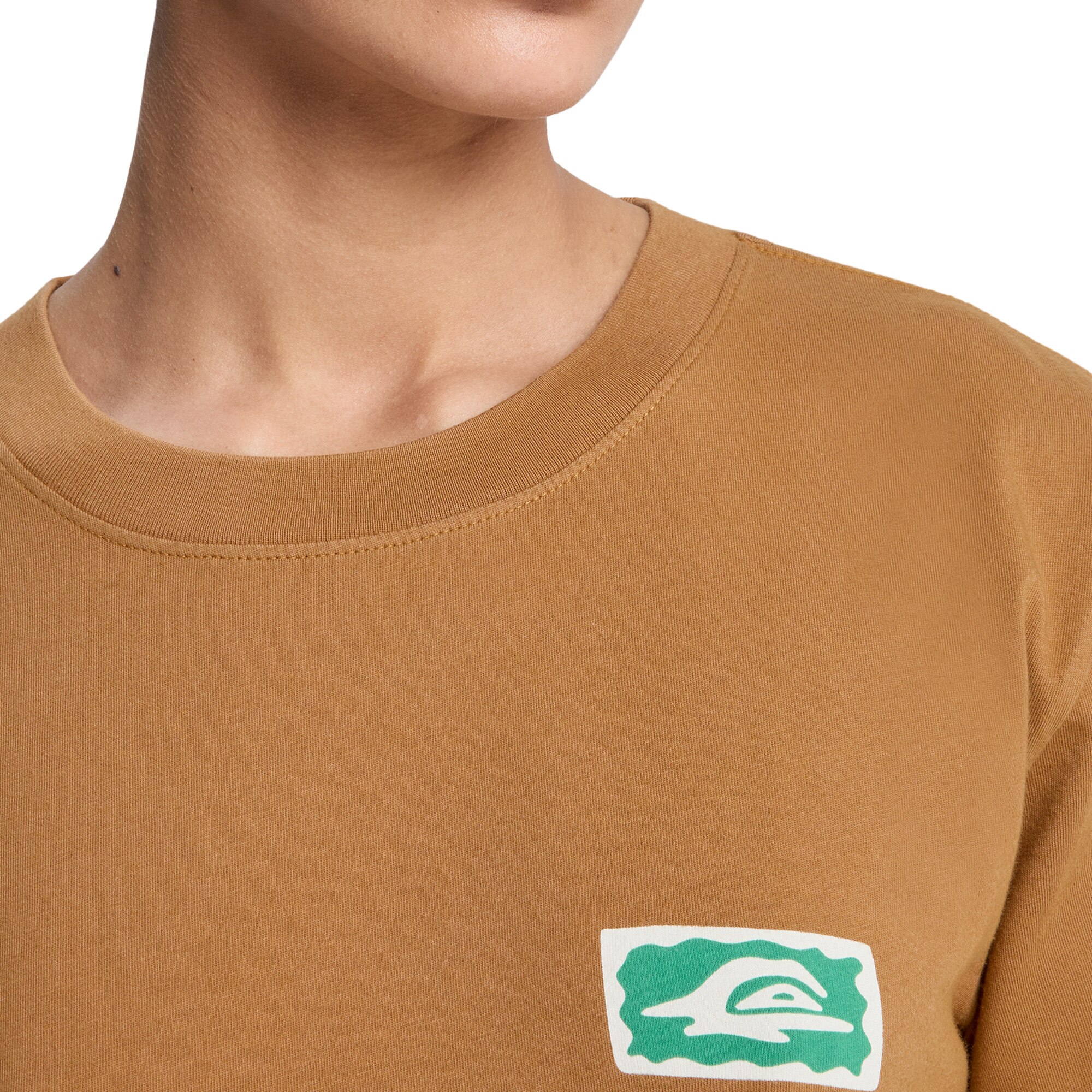 Camiseta de mujer Standard Quiksilver - Marrón Marrón-4