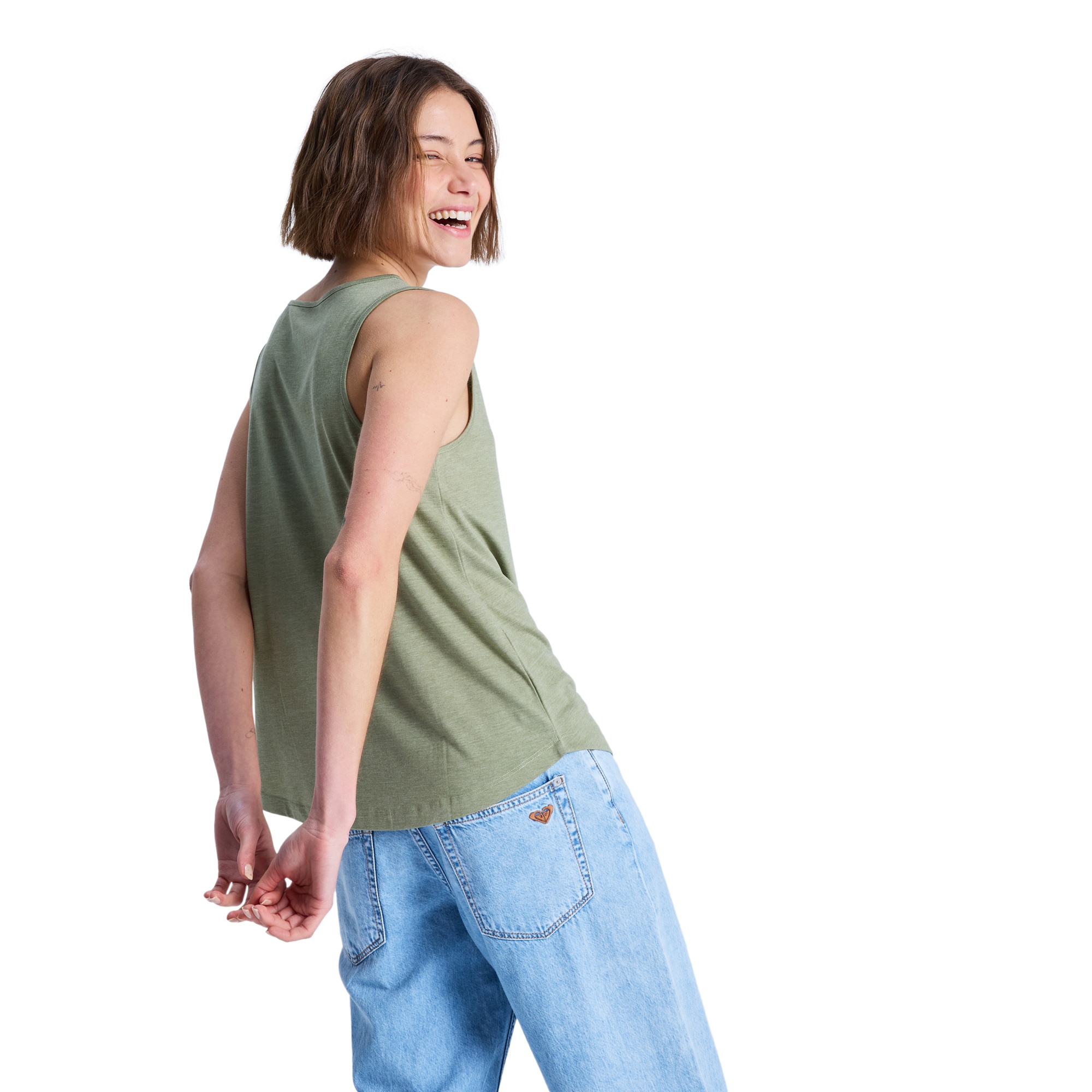 Camisetas de mujer Surfclassic Roxy - Verde Verde-2