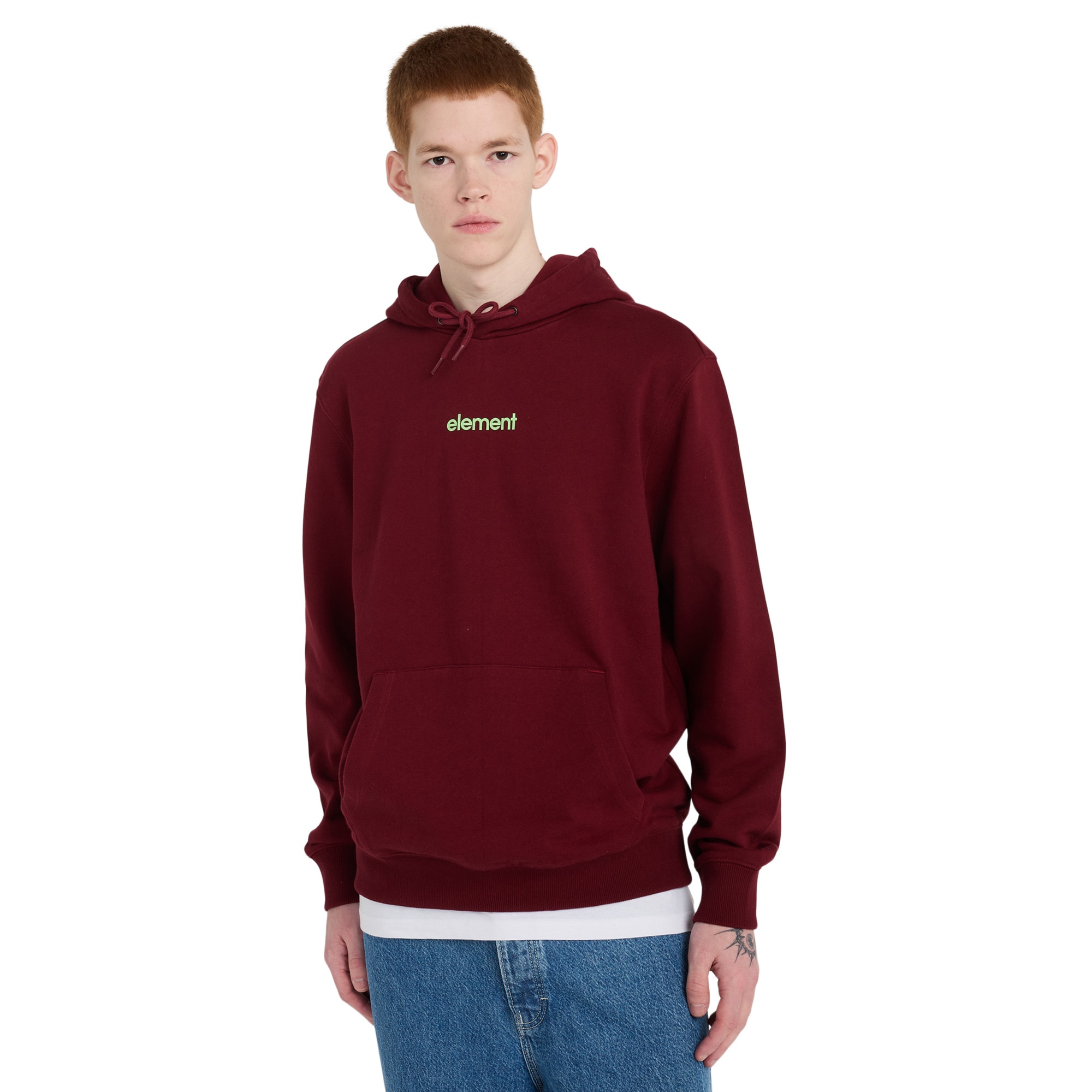 Imagen 0 de Sudadera con capucha para Hombre Simple Logo Element Rojo