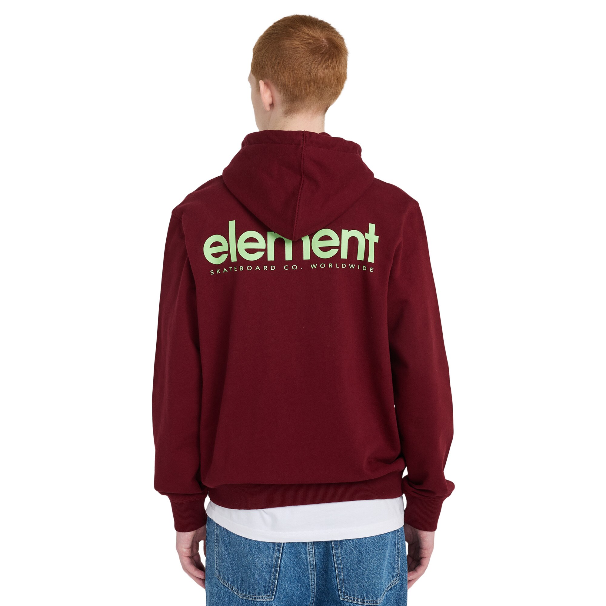 Sudadera con capucha para Hombre Simple Logo Element - Rojo Rojo-5
