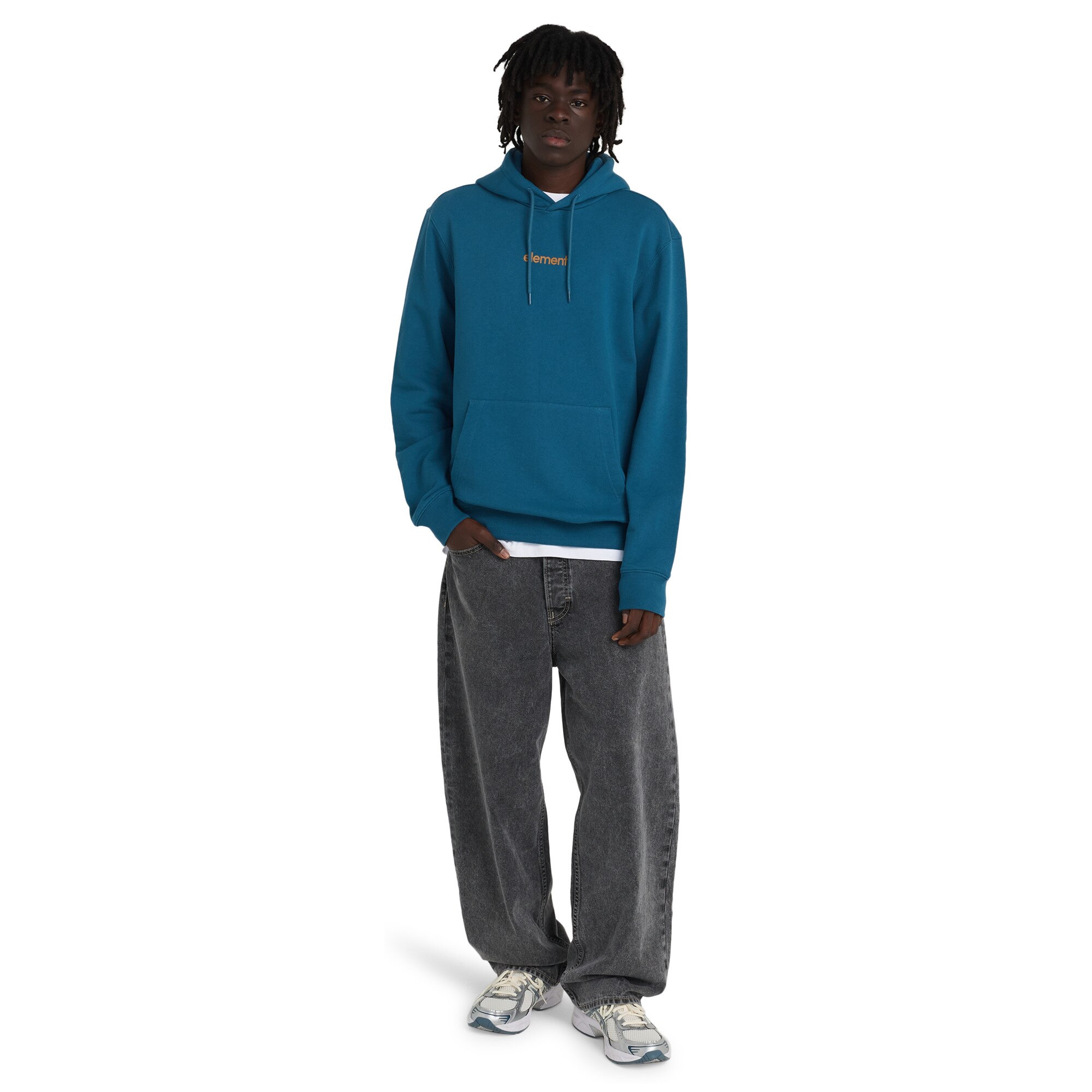 Sudadera con capucha para Hombre Simple Logo Element - Azul Azul-4