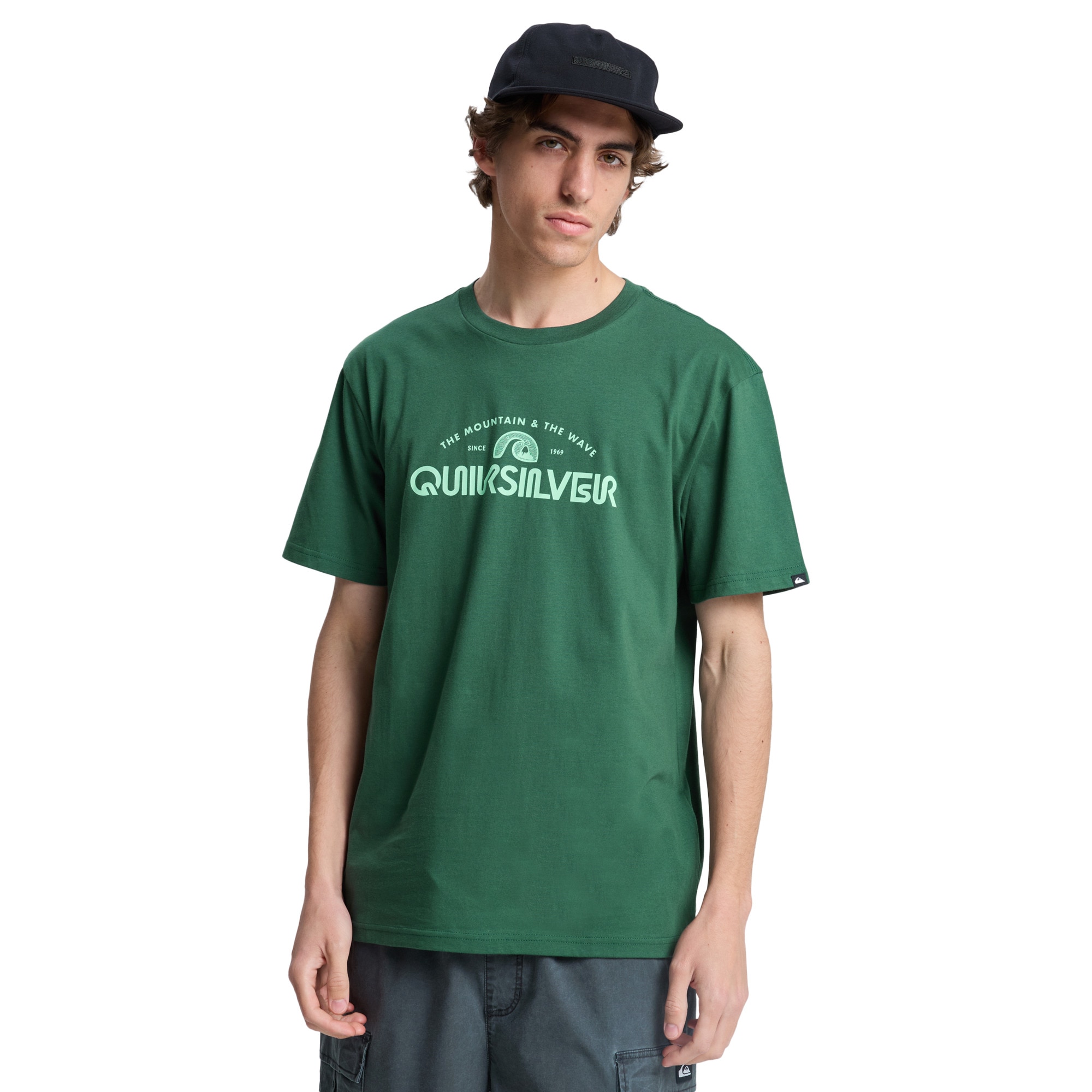 Imagen 1 de Camiseta de hombre EV Vista Quiksilver - Verde Verde