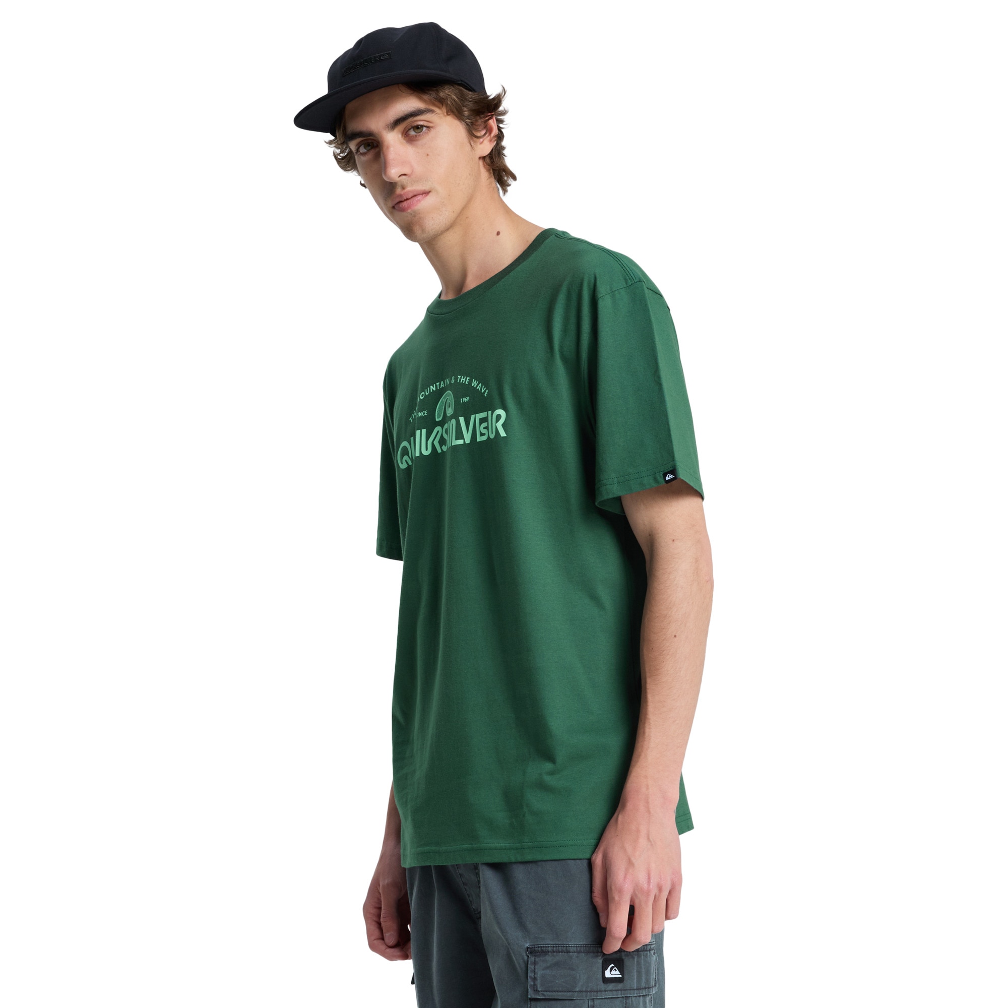 Imagen 3 de Camiseta de hombre EV Vista Quiksilver - Verde Verde