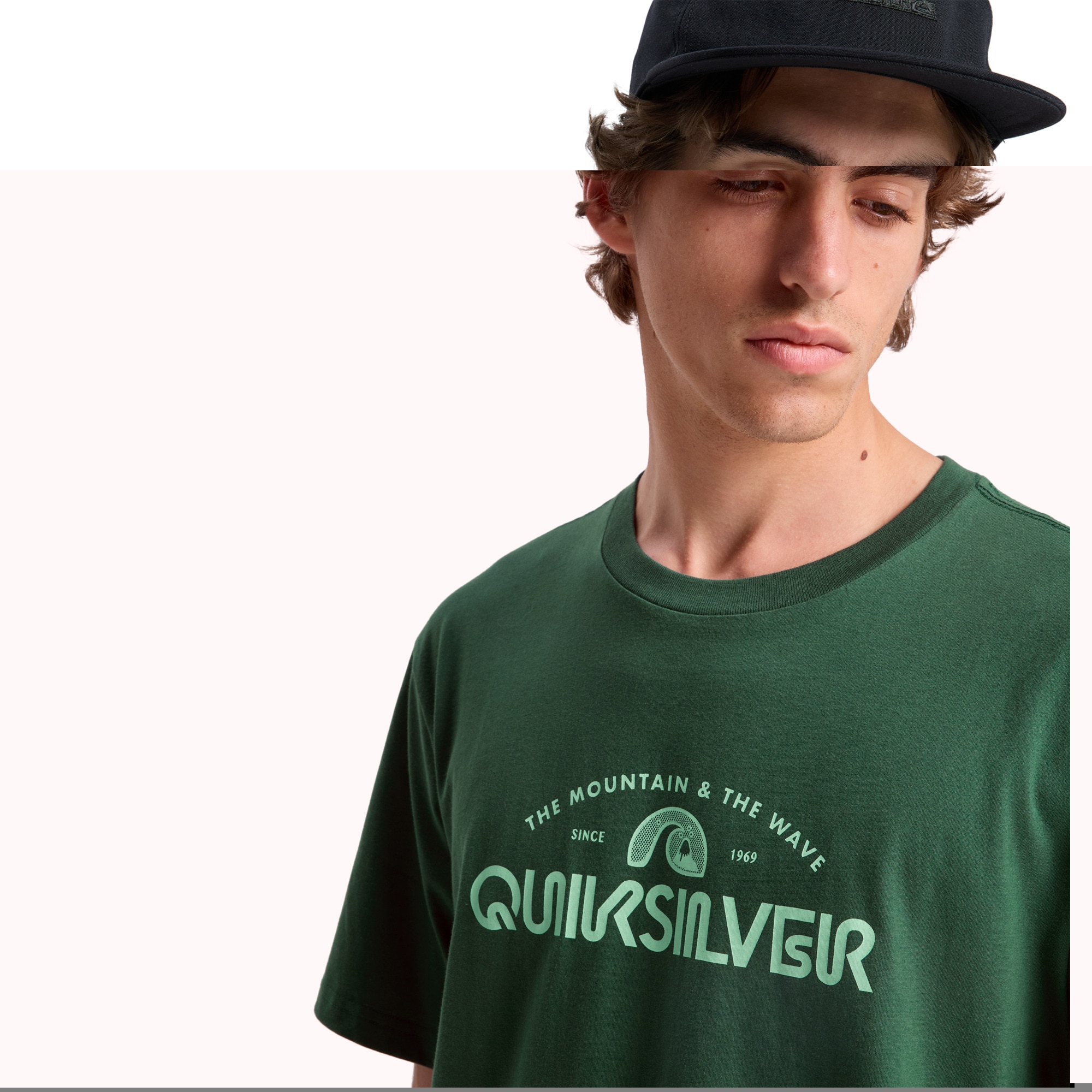 Imagen 4 de Camiseta de hombre EV Vista Quiksilver - Verde Verde
