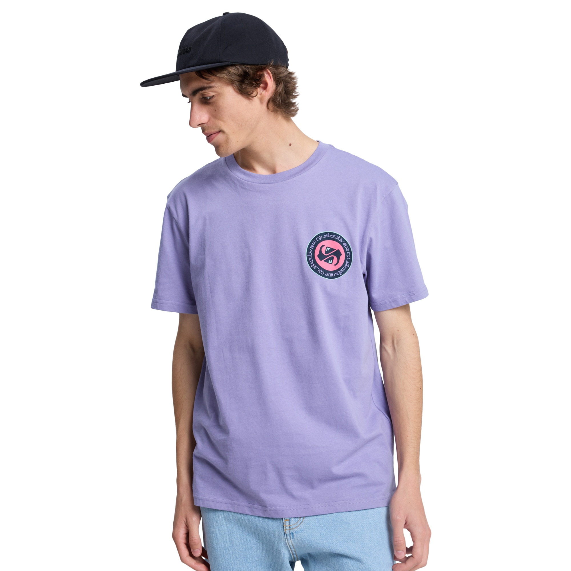Camiseta de hombre EV Duality Quiksilver - Morado Morado-1