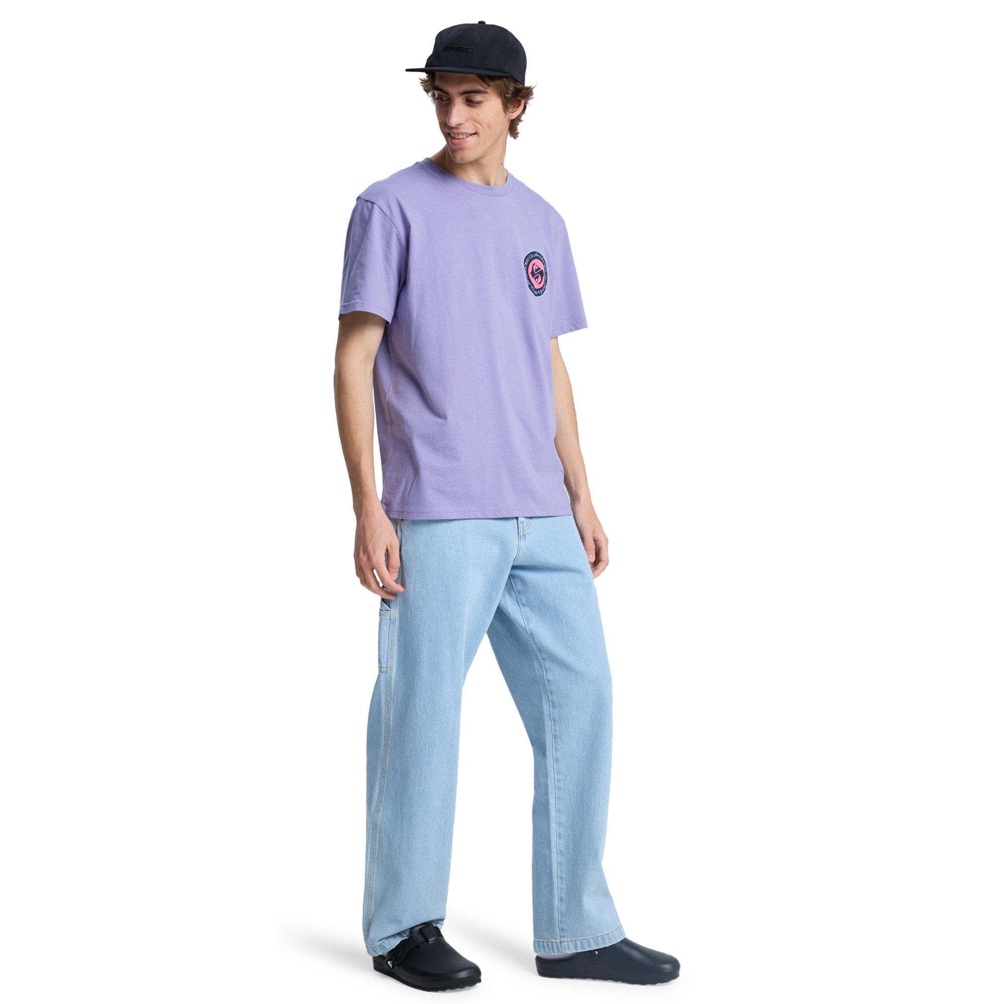 Camiseta de hombre EV Duality Quiksilver - Morado Morado-5
