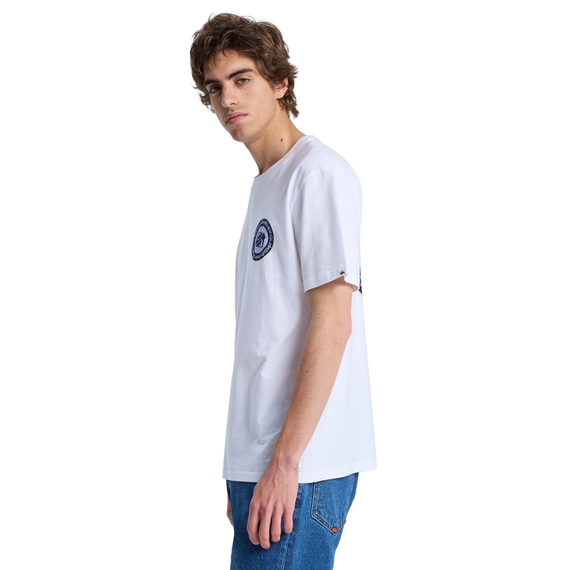 Camiseta de hombre EV Duality Quiksilver - Blanco Blanco-3