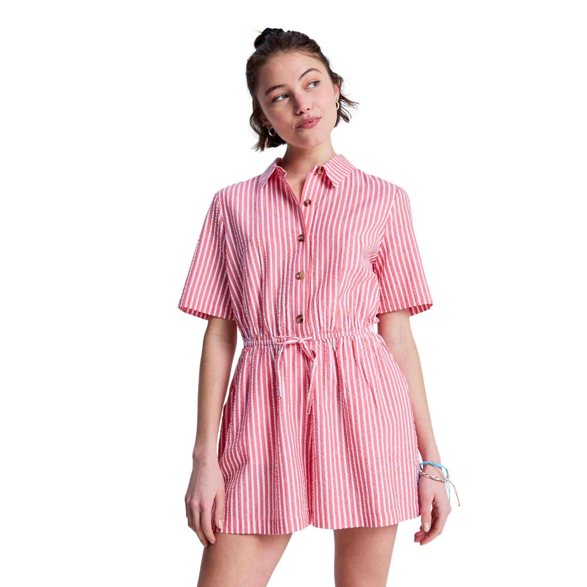 Roxy Mono de mujer Real Tomorrow Stripe Rojo
