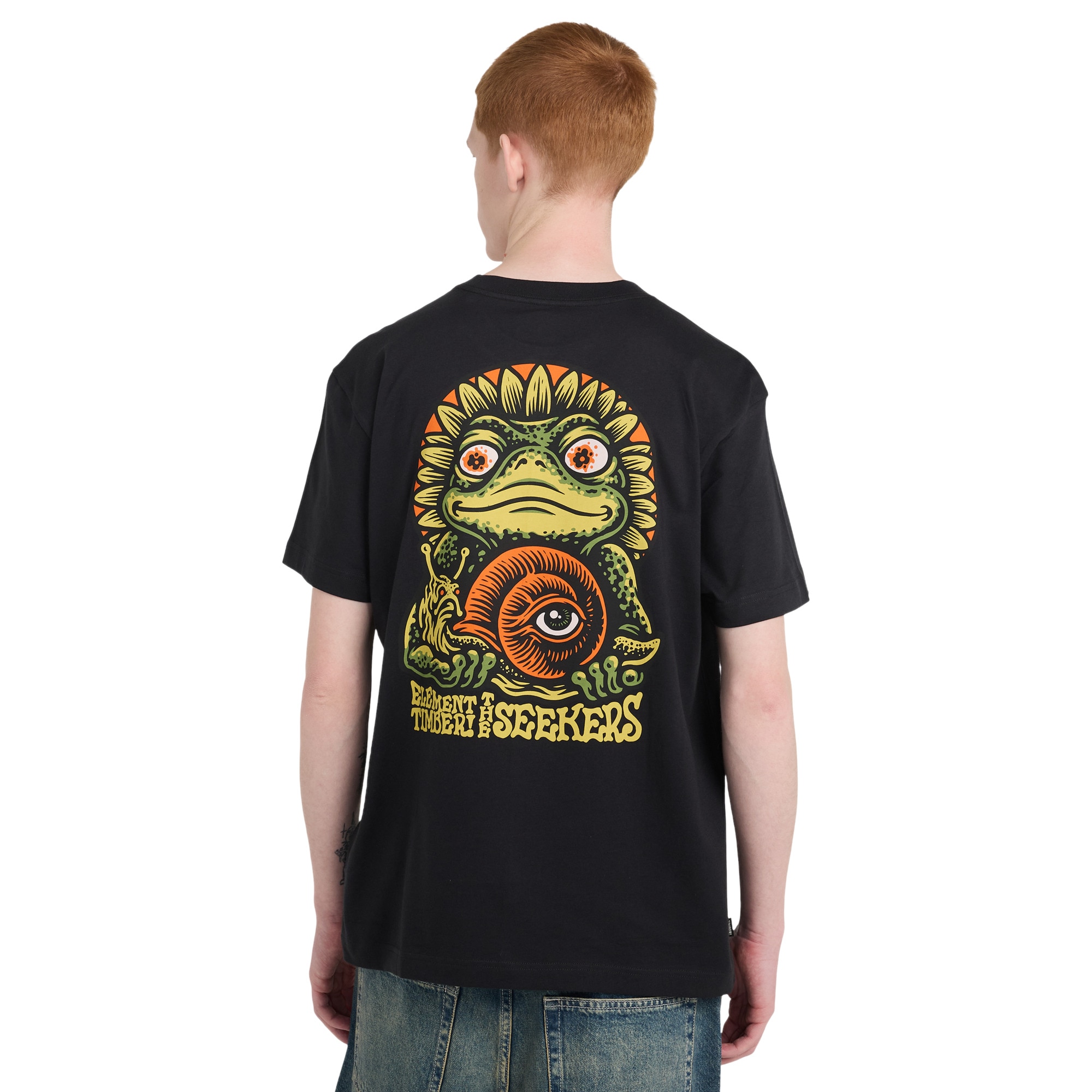 Camiseta de hombre Timber The Frog Element - Negro Negro-2