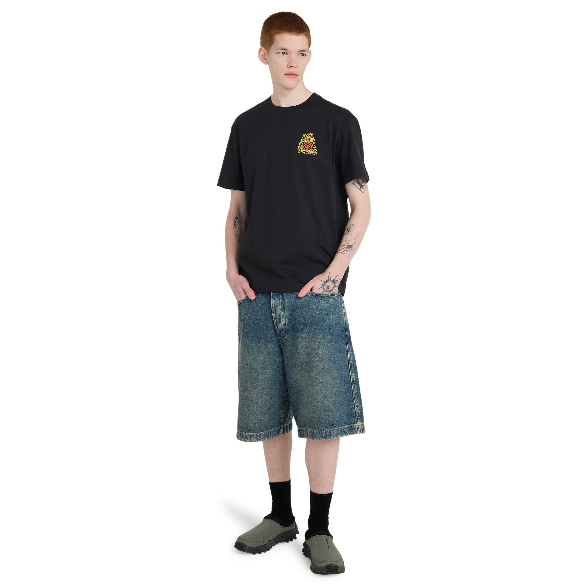 Camiseta de hombre Timber The Frog Element - Negro Negro-5