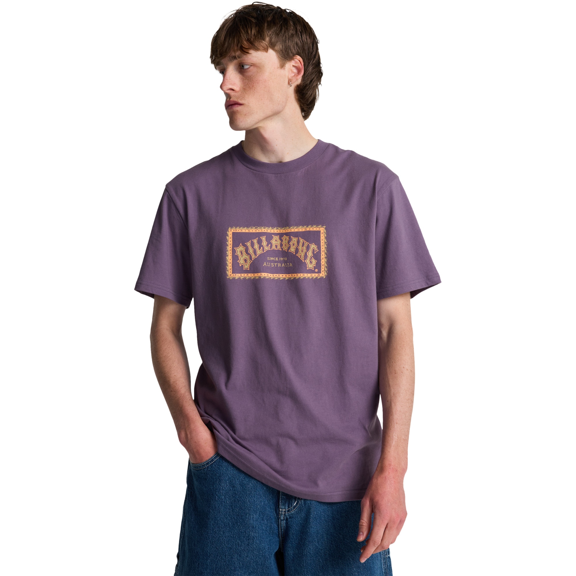 Imagen 0 de Camiseta de hombre Arch Frame Billabong Morado