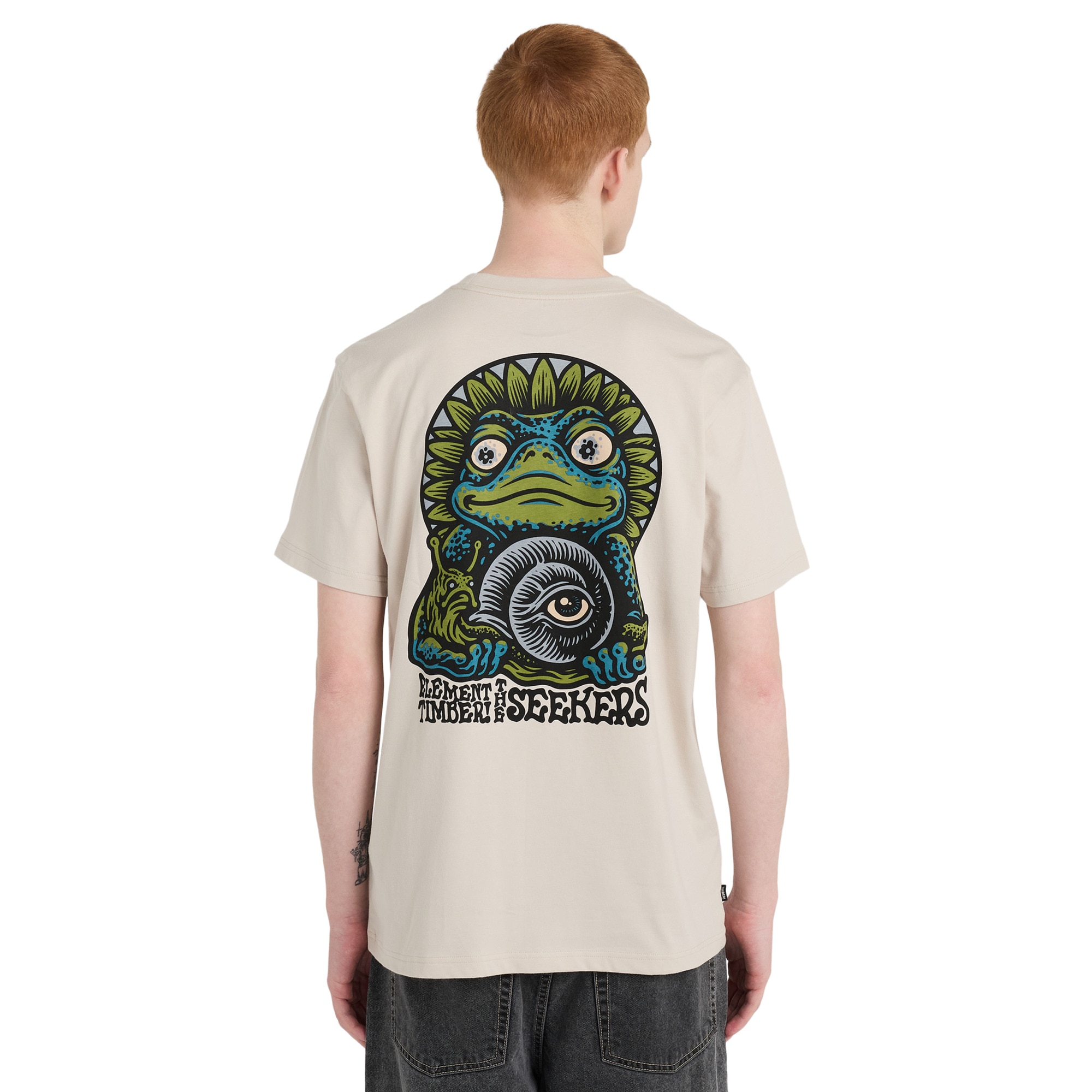 Camiseta de hombre Timber The Frog Element - Beige Beige-2