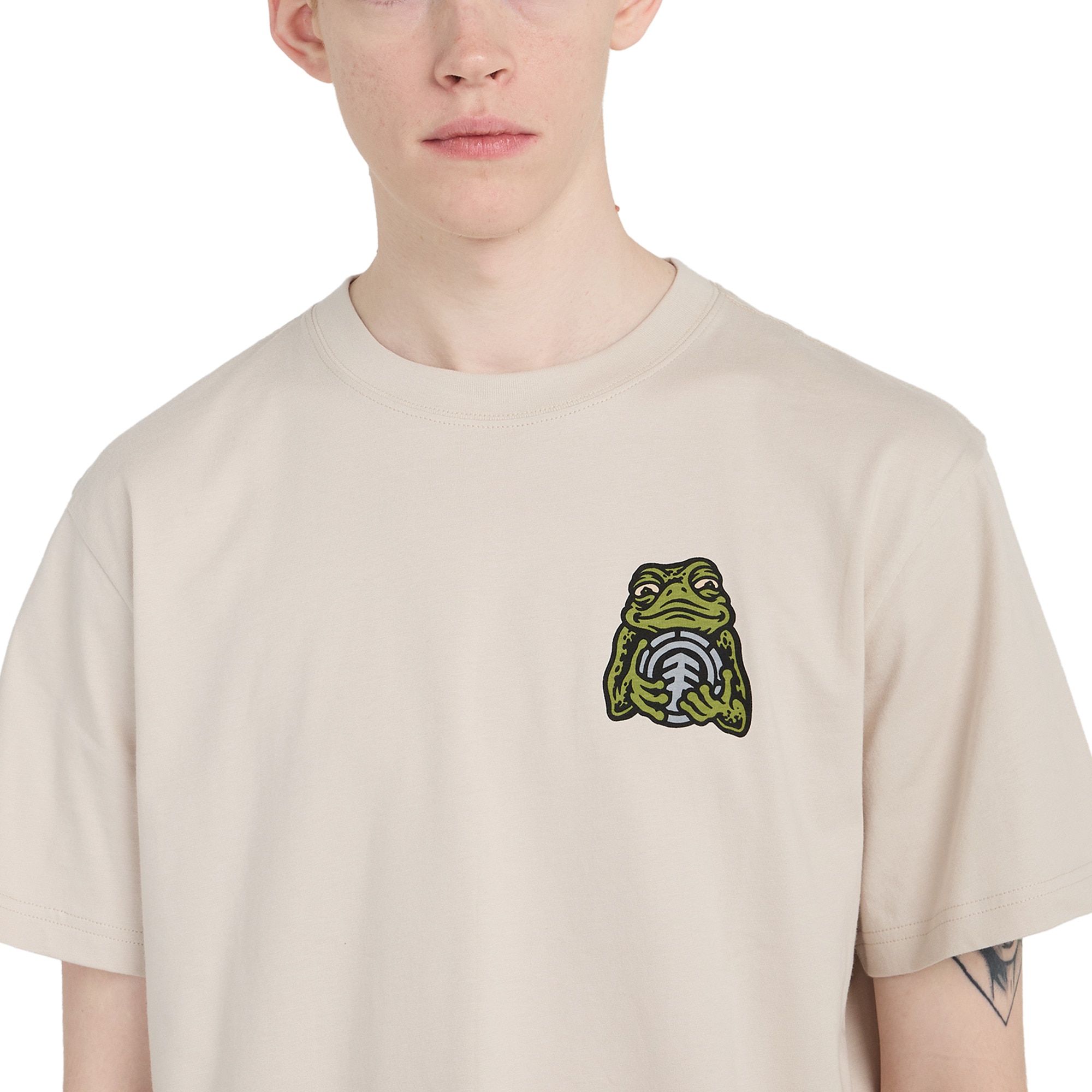 Camiseta de hombre Timber The Frog Element - Beige Beige-4