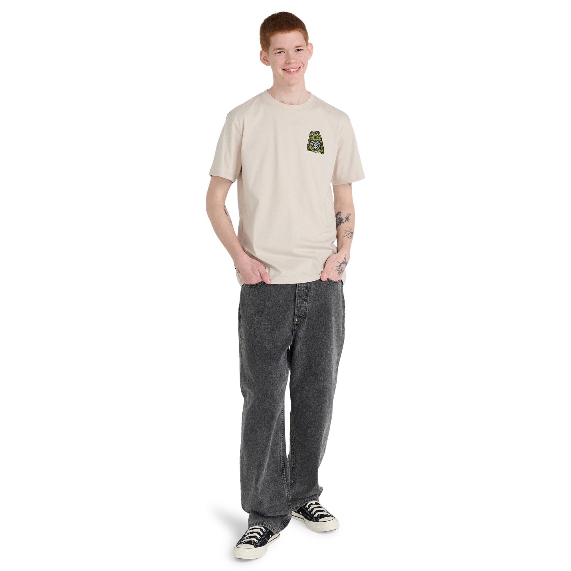 Camiseta de hombre Timber The Frog Element - Beige Beige-5