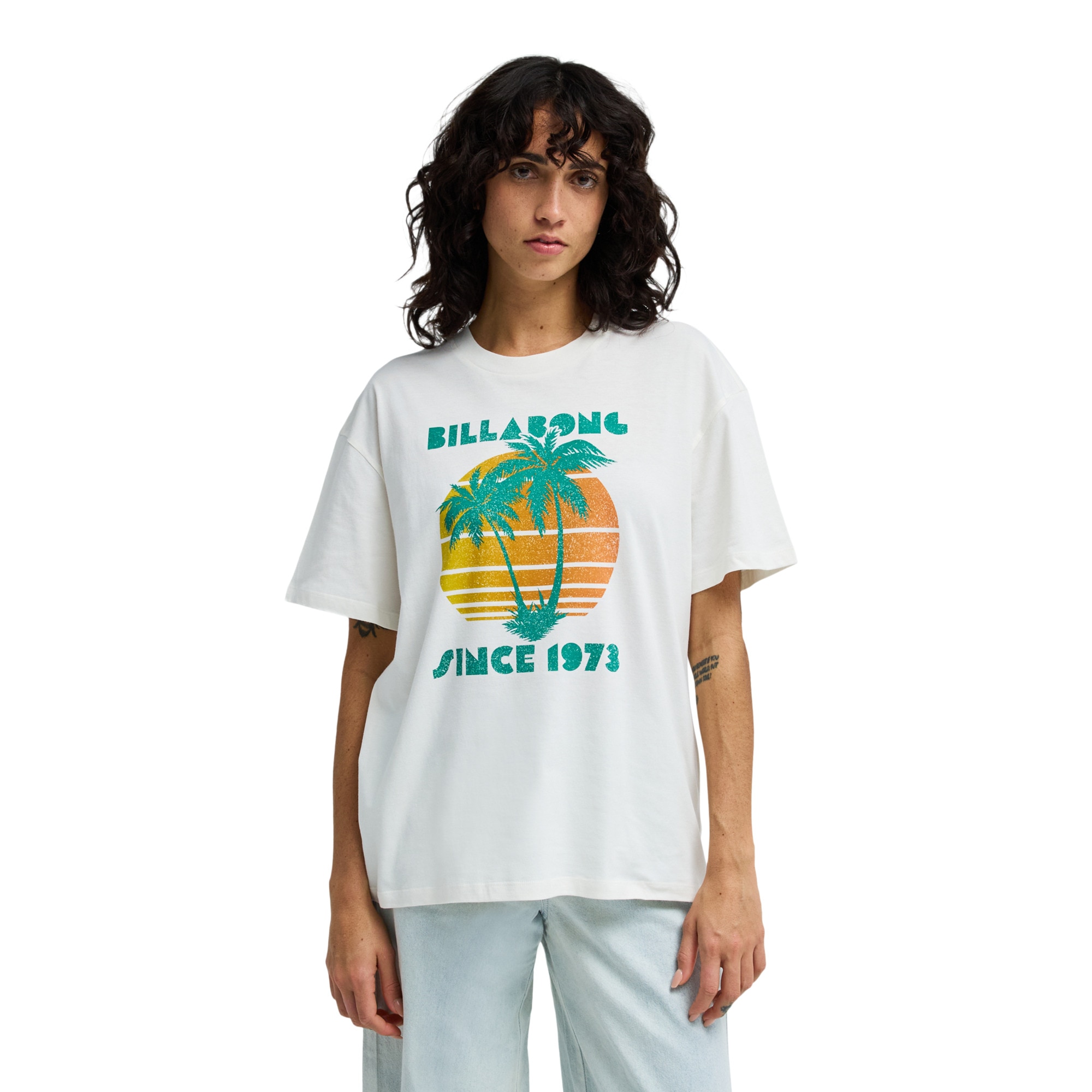 Imagen 1 de Camiseta de mujer My Beach Club Billabong - Blanco Blanco