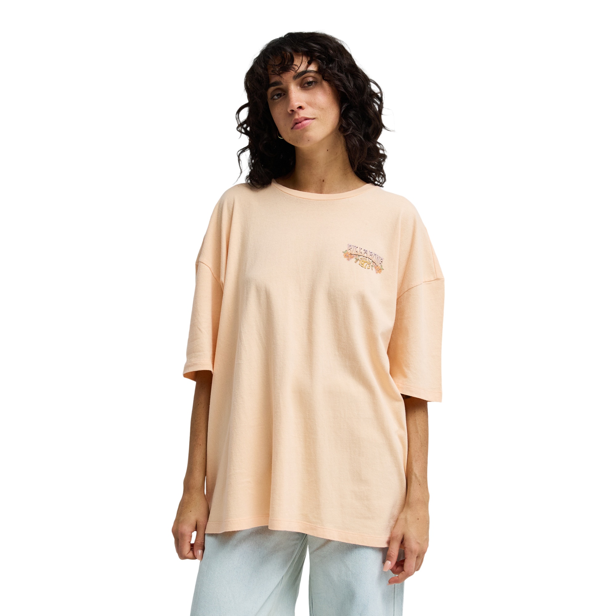 Camiseta de mujer Waterfall Billabong - Rosa Rosa-1