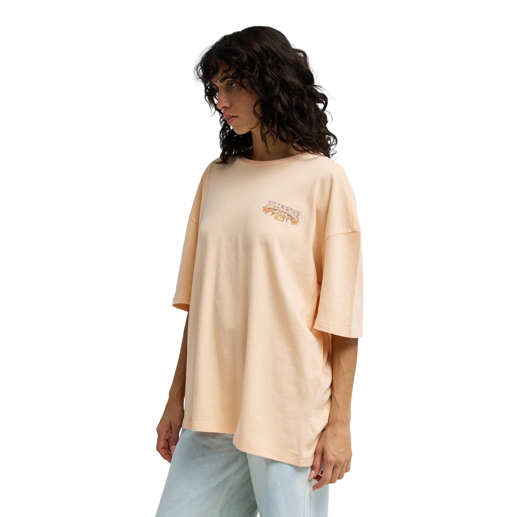 Camiseta de mujer Waterfall Billabong - Rosa Rosa-4