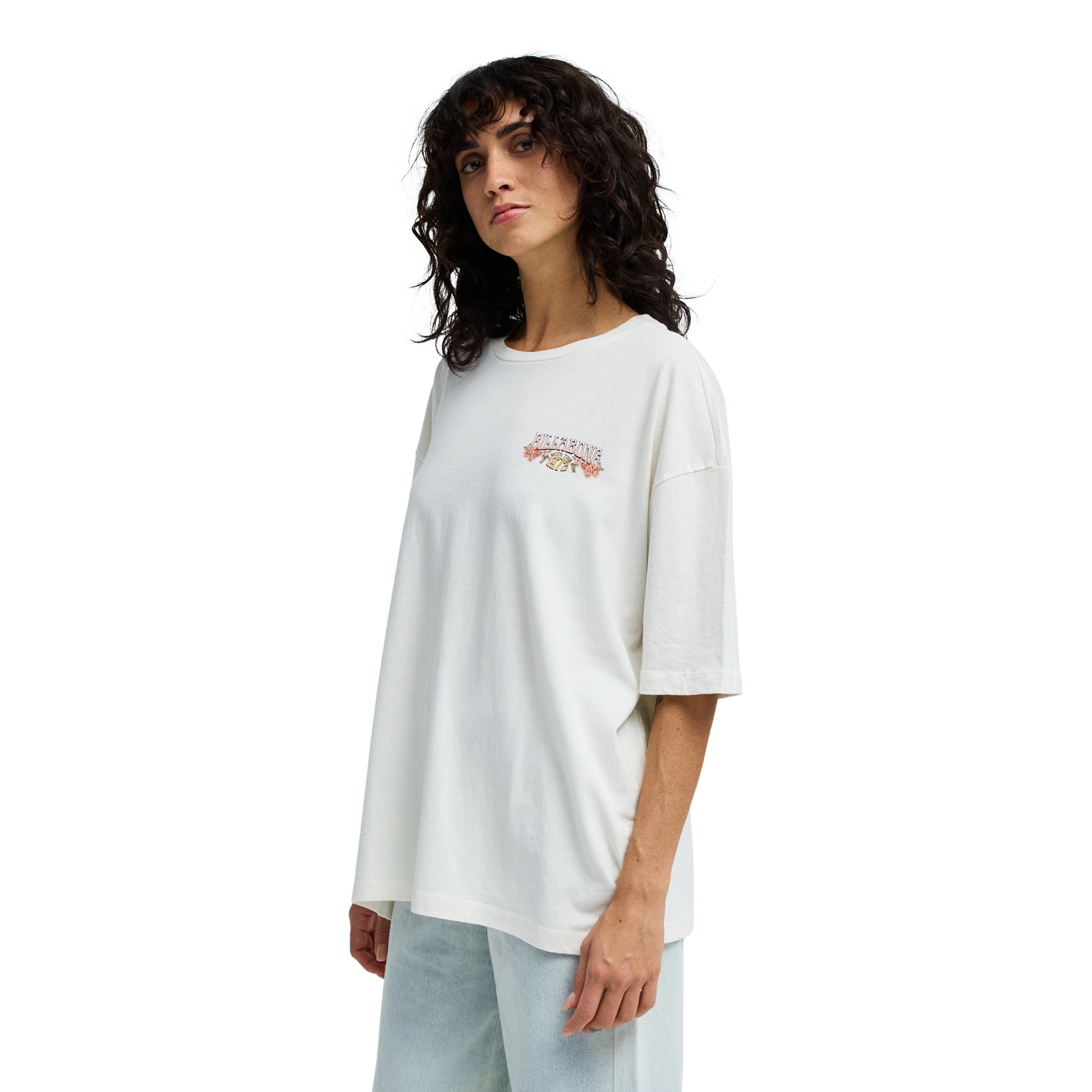 Camiseta de mujer Waterfall Billabong - Blanco Blanco-4