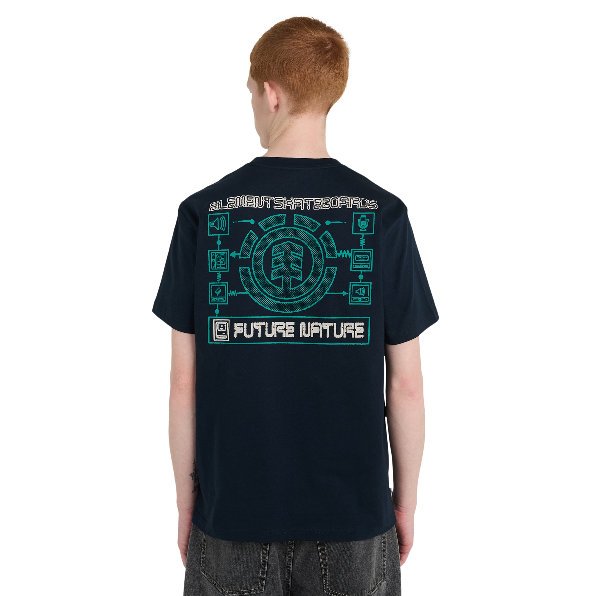 Camiseta de hombre Inner Workings Element - Azul Azul-2