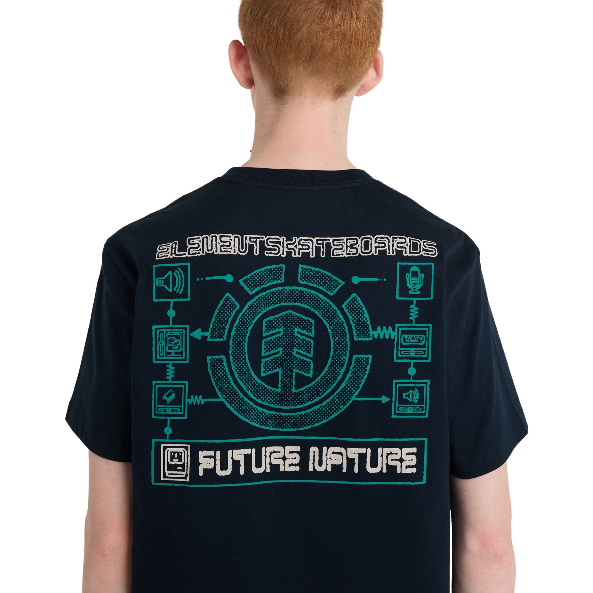 Camiseta de hombre Inner Workings Element - Azul Azul-6