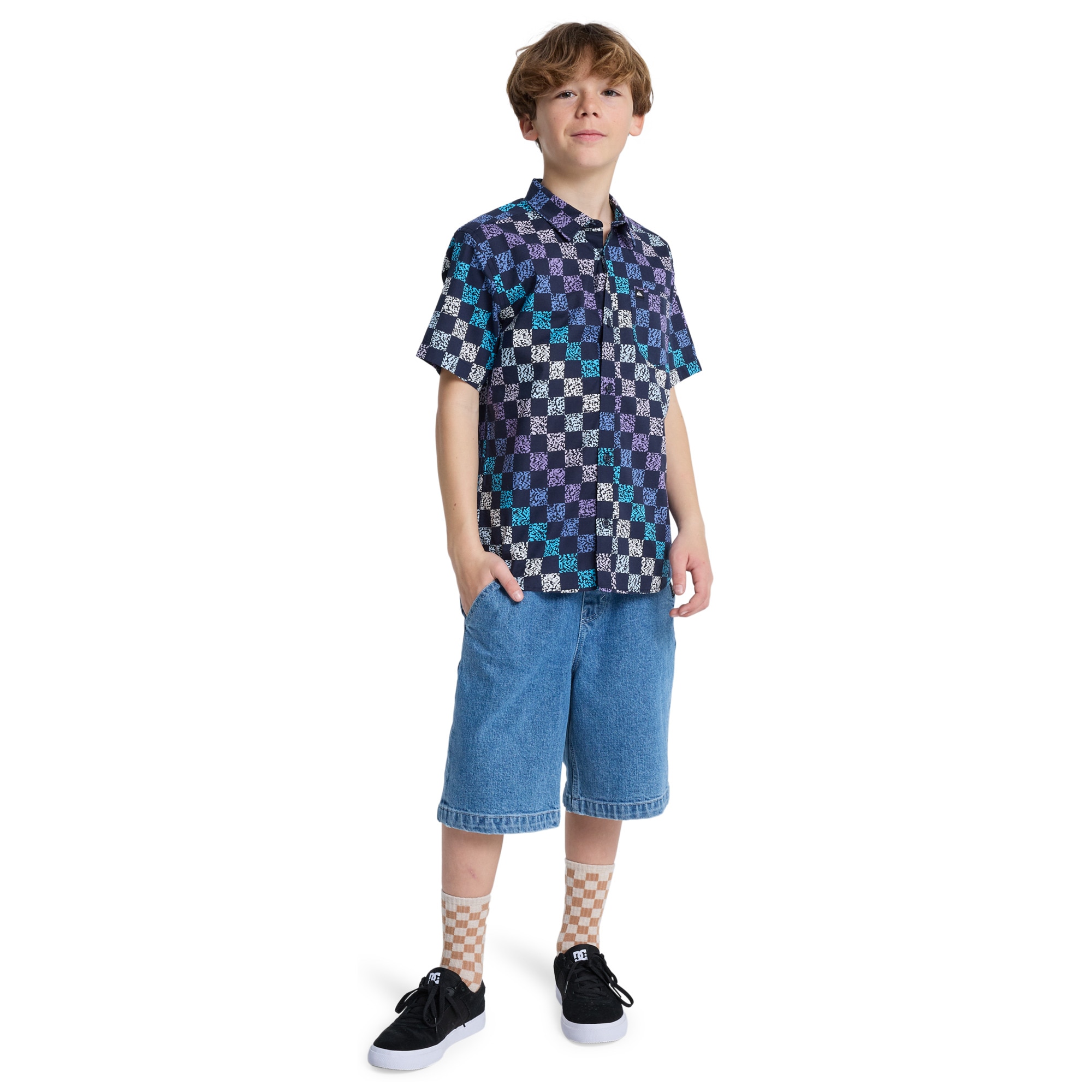 Camisa de niños Apero Classic Quiksilver - Negro Negro-5