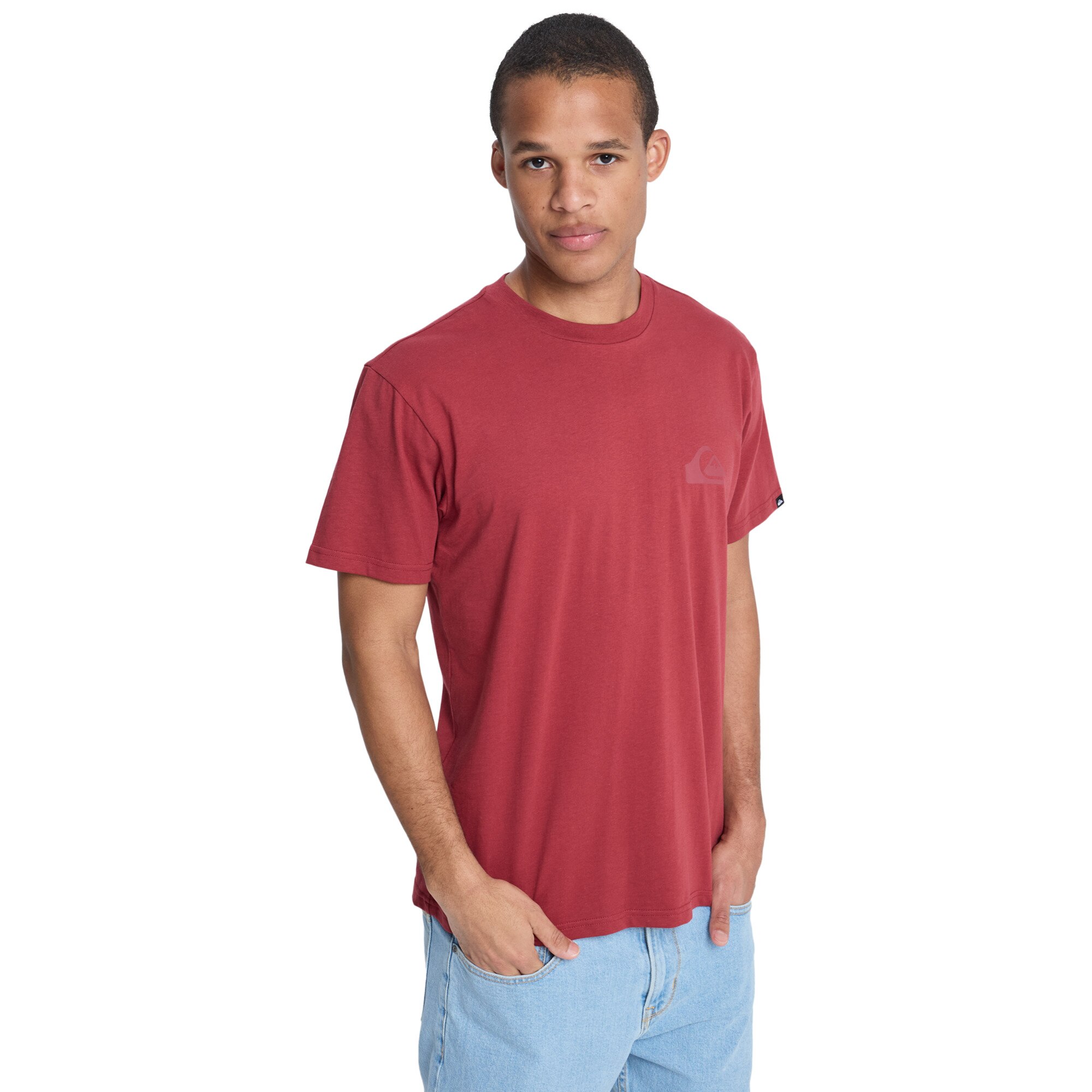 Camiseta de hombre Ev Mini Logo Quiksilver - Rojo Rojo-3