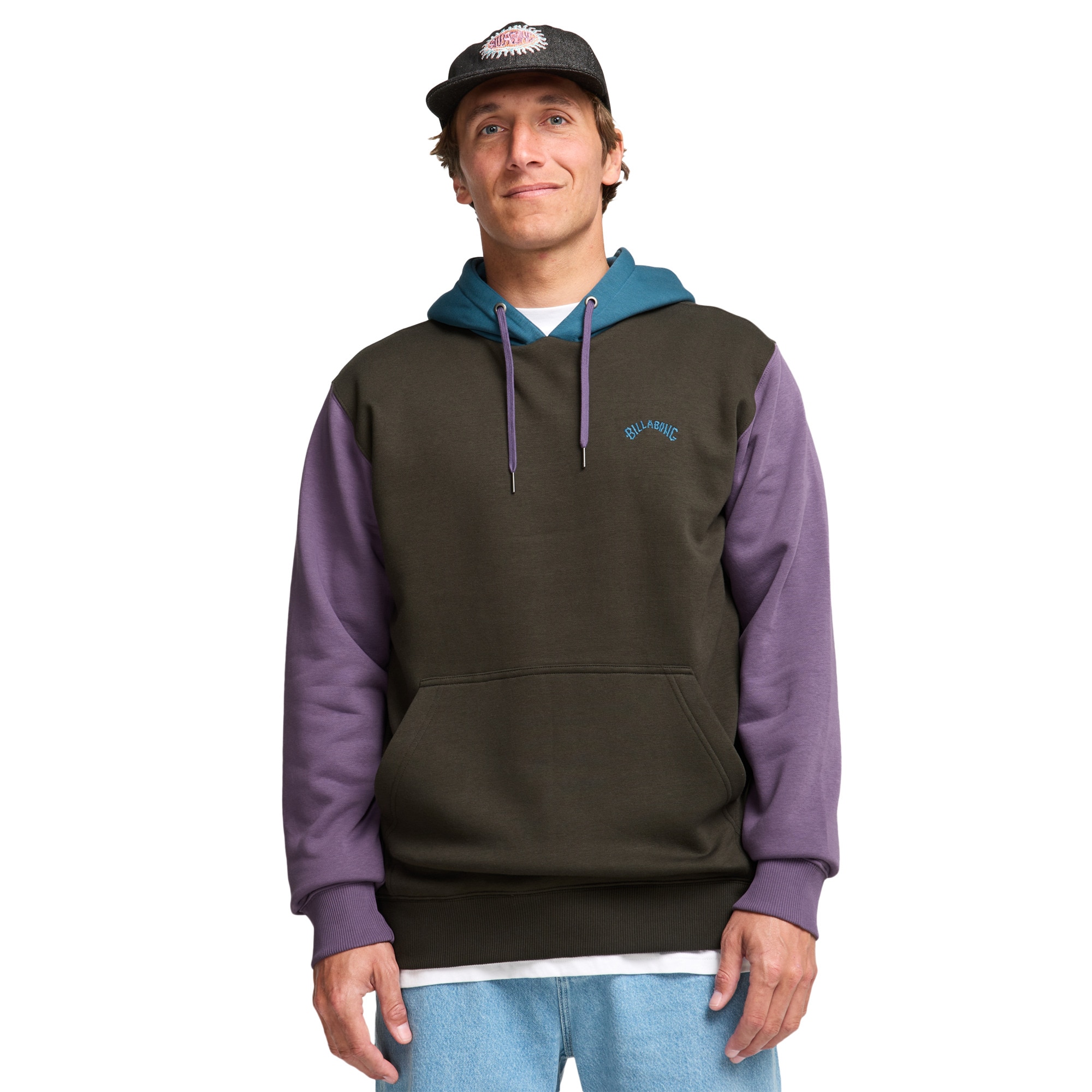 Sudadera de hombre Arch Block Po Billabong - Morado Morado-1