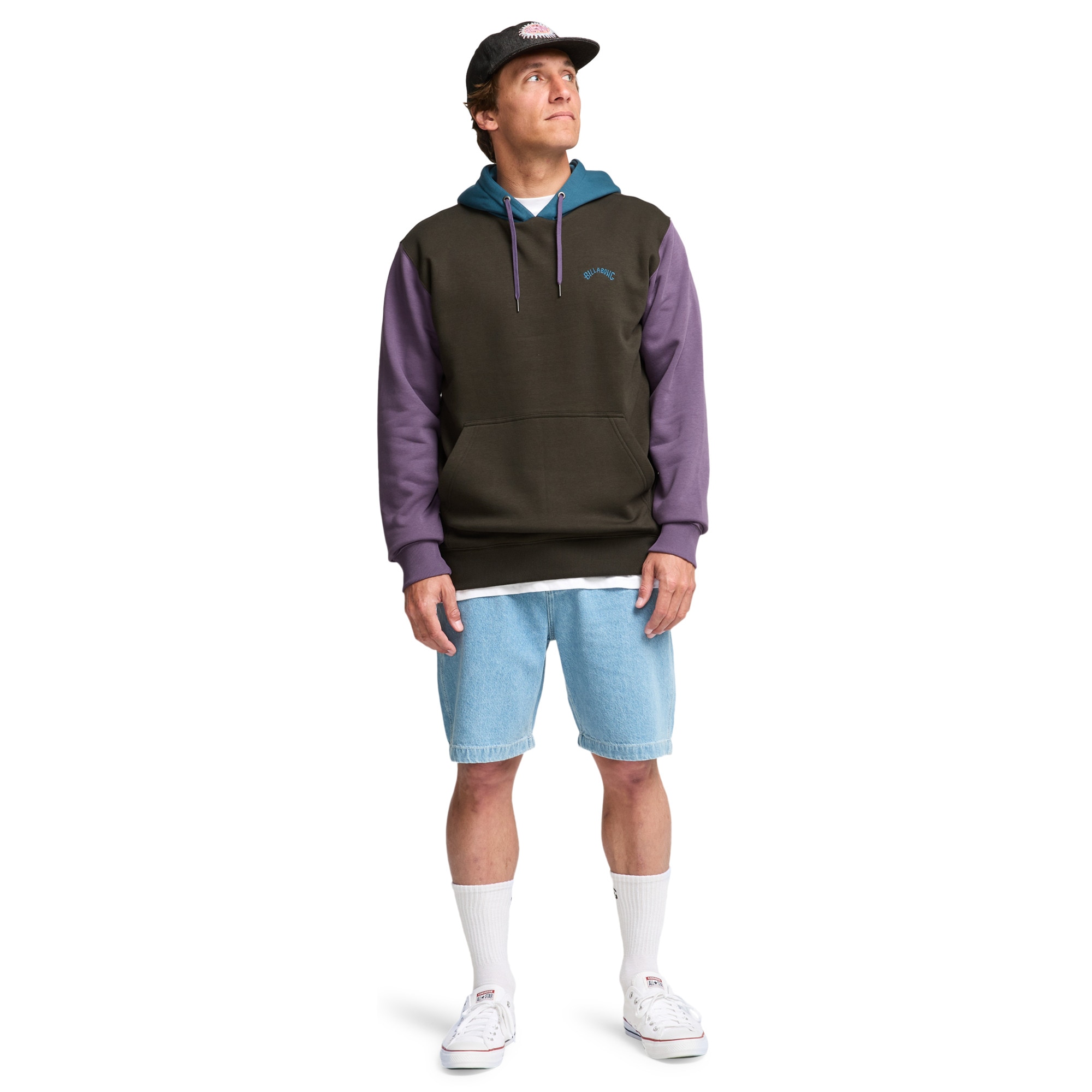 Sudadera de hombre Arch Block Po Billabong - Morado Morado-3