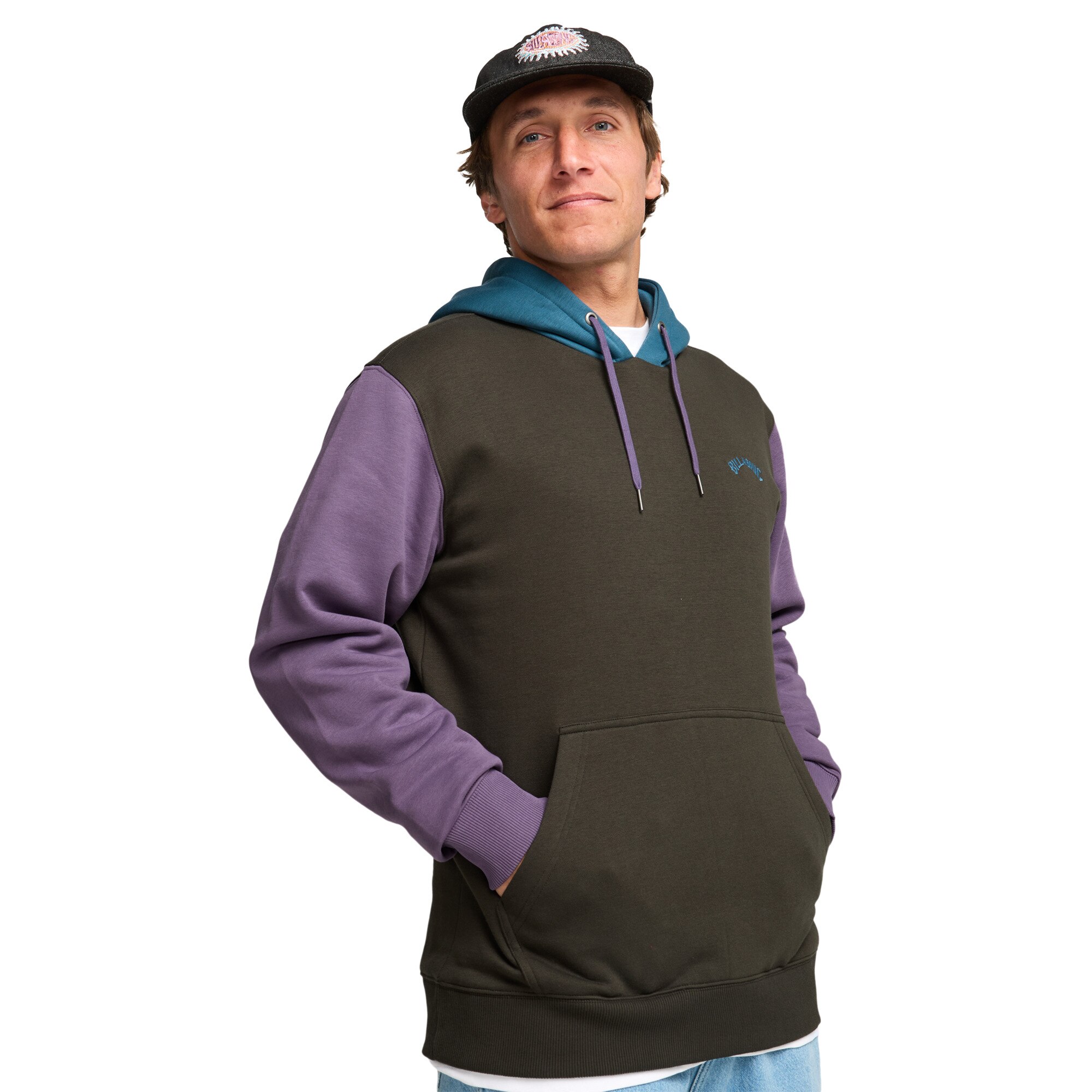 Sudadera de hombre Arch Block Po Billabong - Morado Morado-4