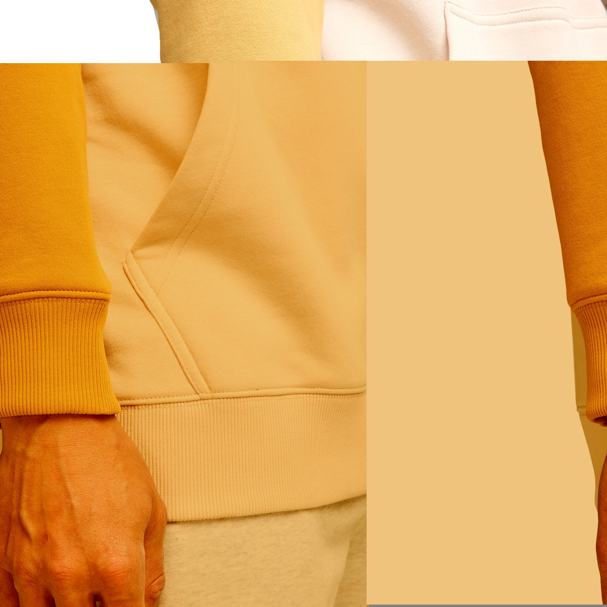 Sudadera de hombre Arch Block Po Billabong - Blanco / Amarillo Blanco / Amarillo-5