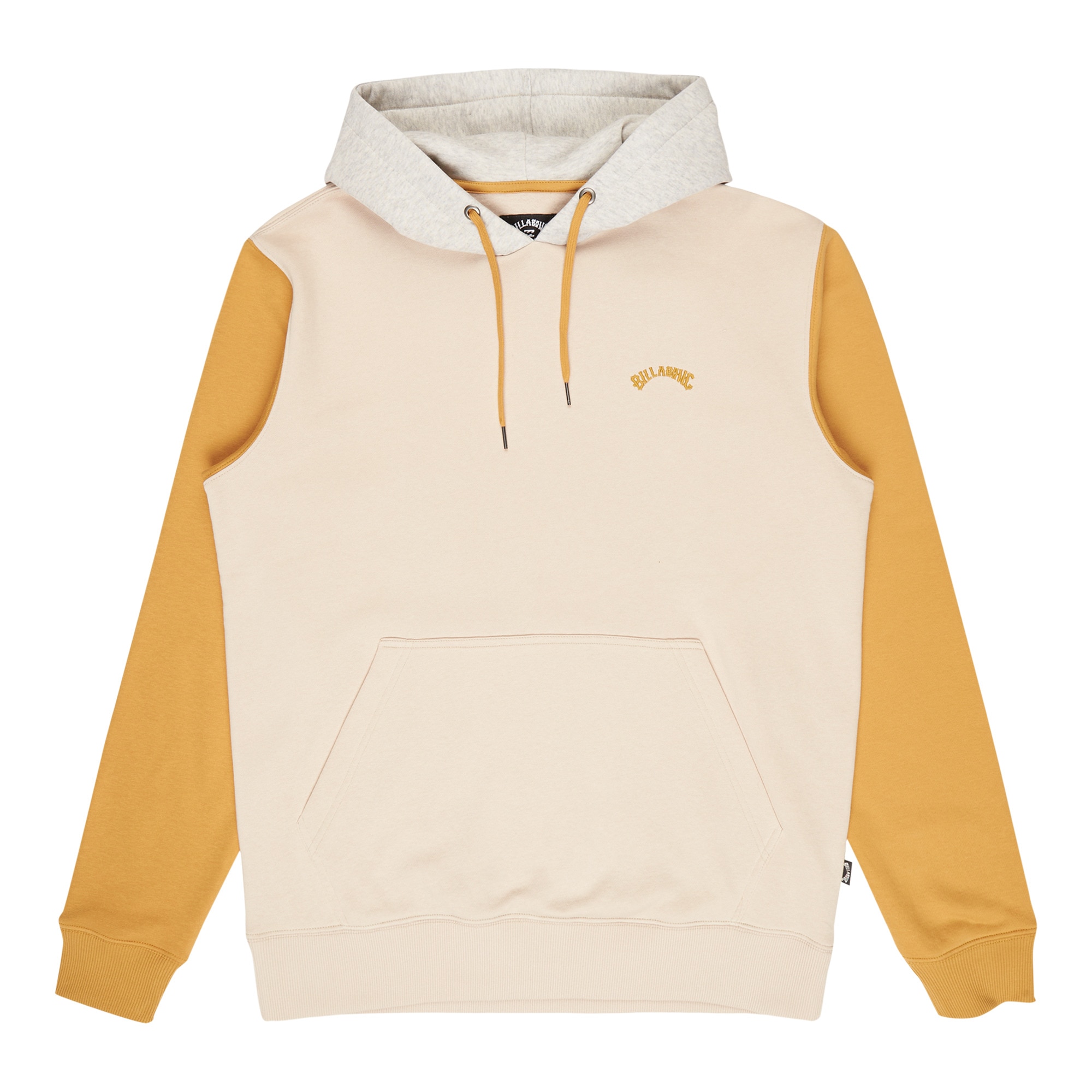 Sudadera de hombre Arch Block Po Billabong - Blanco / Amarillo Blanco / Amarillo-6