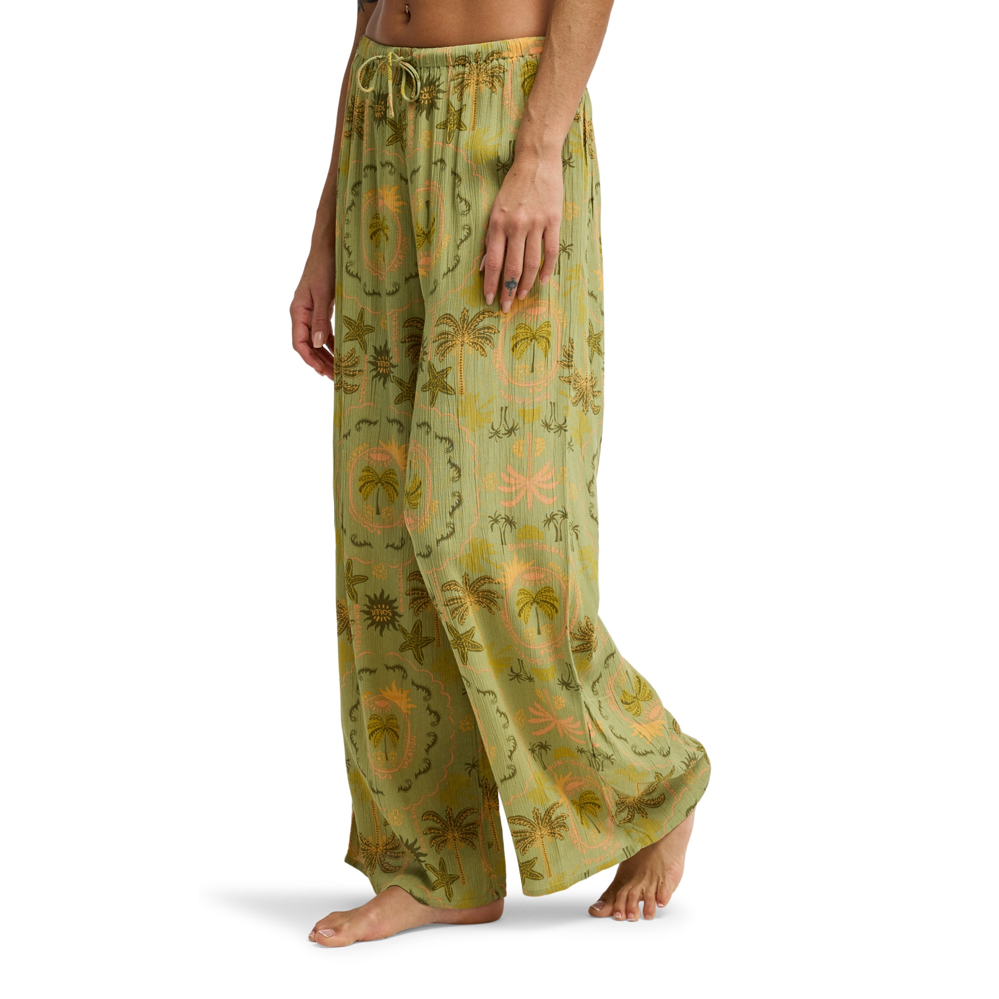 Pantalón de mujer Beach Spirit Billabong - Beige Beige-4