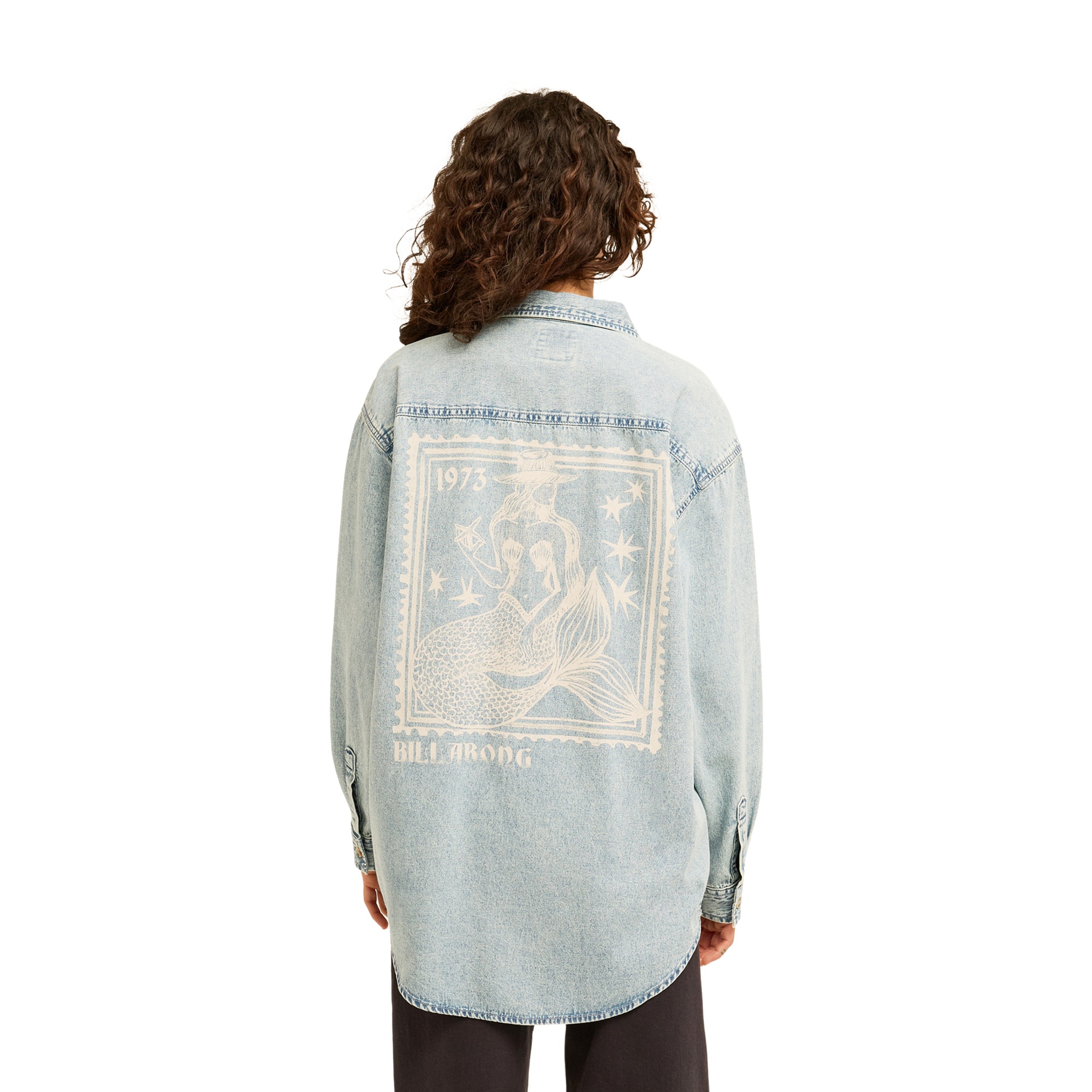 Camisa de mujer Down The Coast Billabong - Azul Azul-4