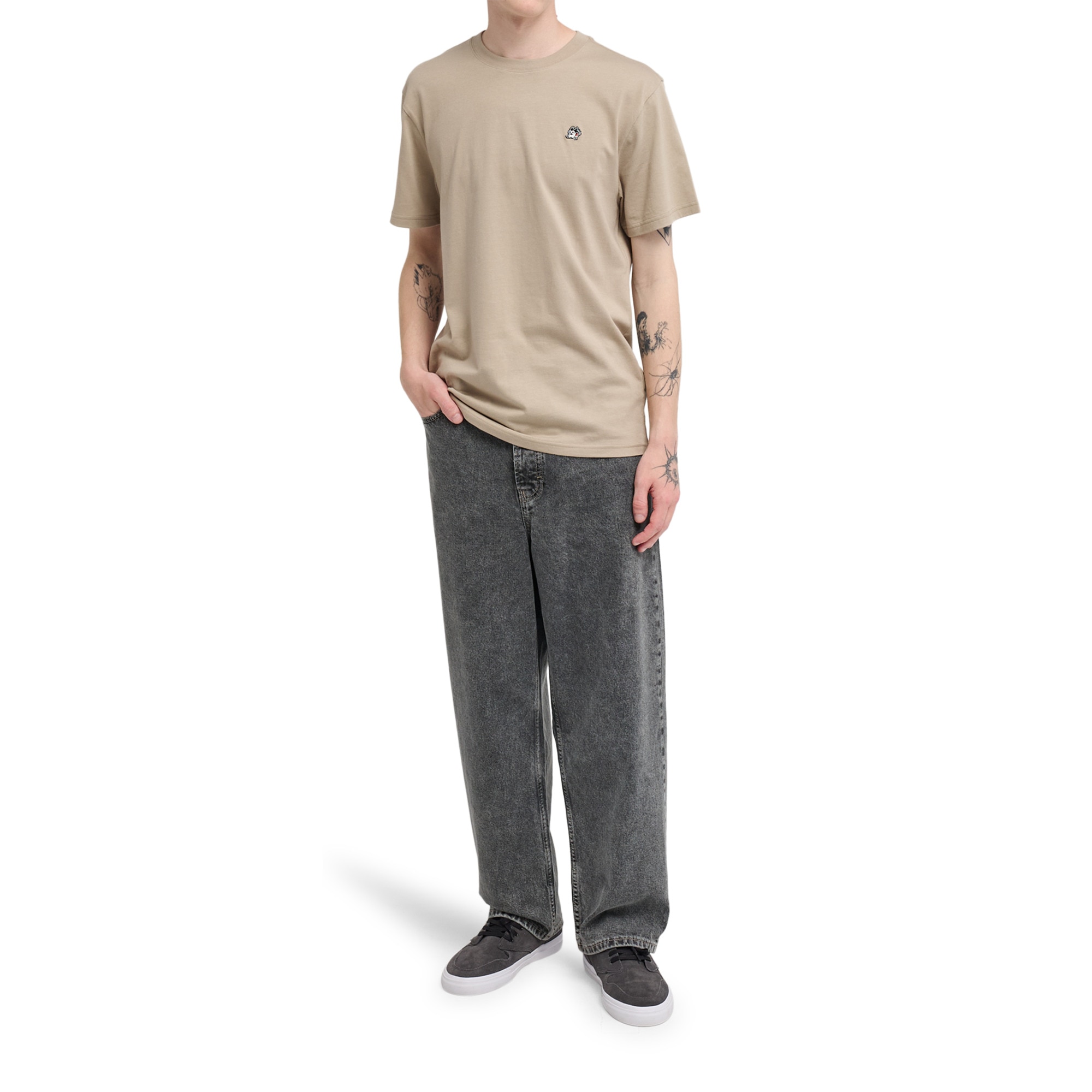 Vaquero de hombre Big 5 Denim Element - Gris Gris-5