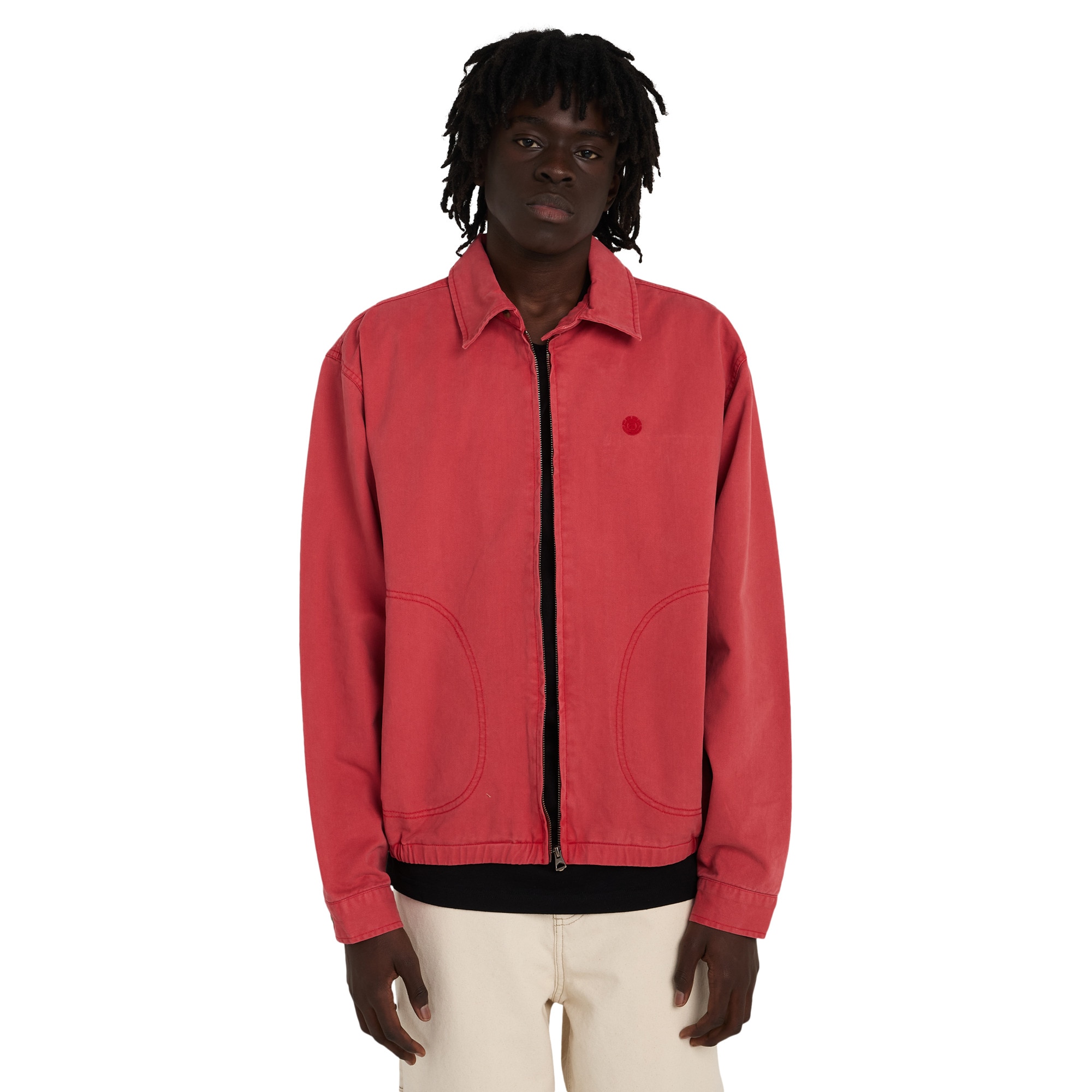 Imagen 0 de Chaqueta de hombre Harrington Twill Element Rojo
